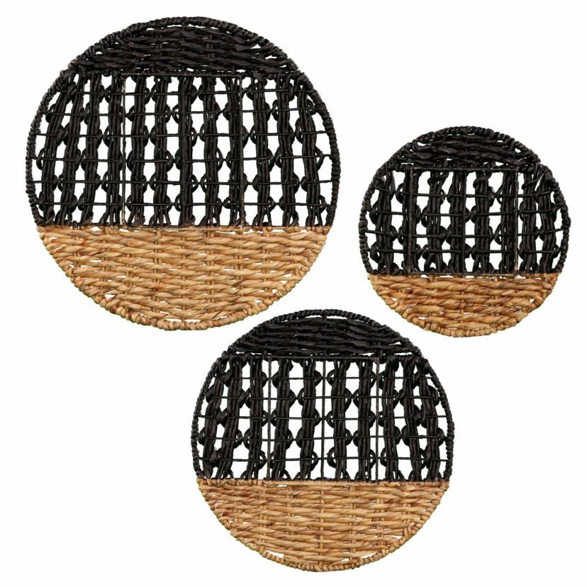 Mable Woven Wall Décor- 3 Piece Set