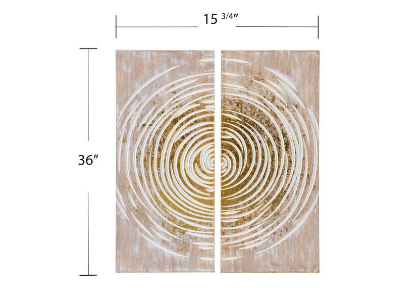 Acanthi Decorative Wall Panels – 2 Piece Set