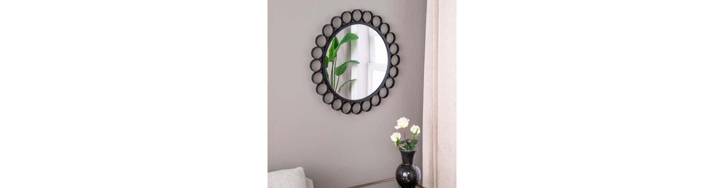 Abdella Round Decorative Mirror