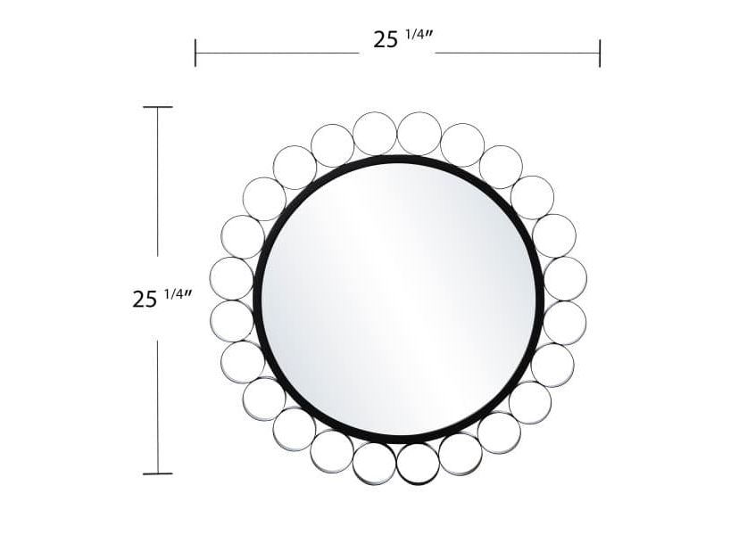 Abdella Round Decorative Mirror