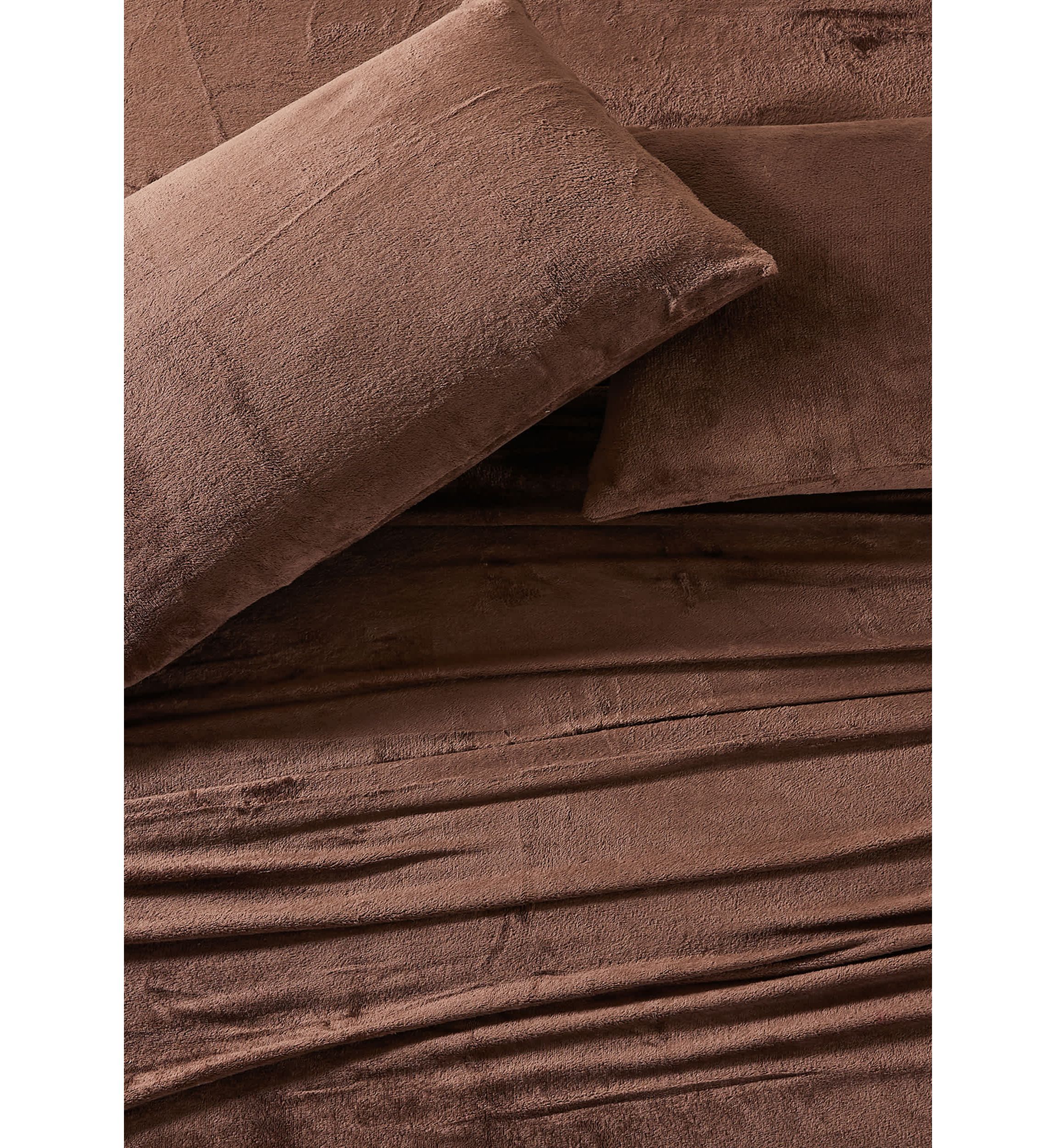 Ultra Soft Velvet Plush Solid Sheet Set