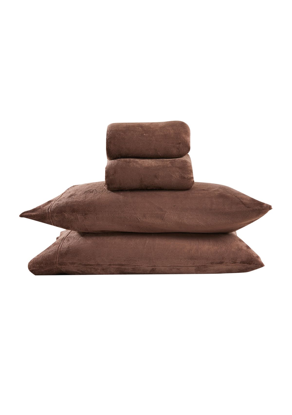 Ultra Soft Velvet Plush Solid Sheet Set