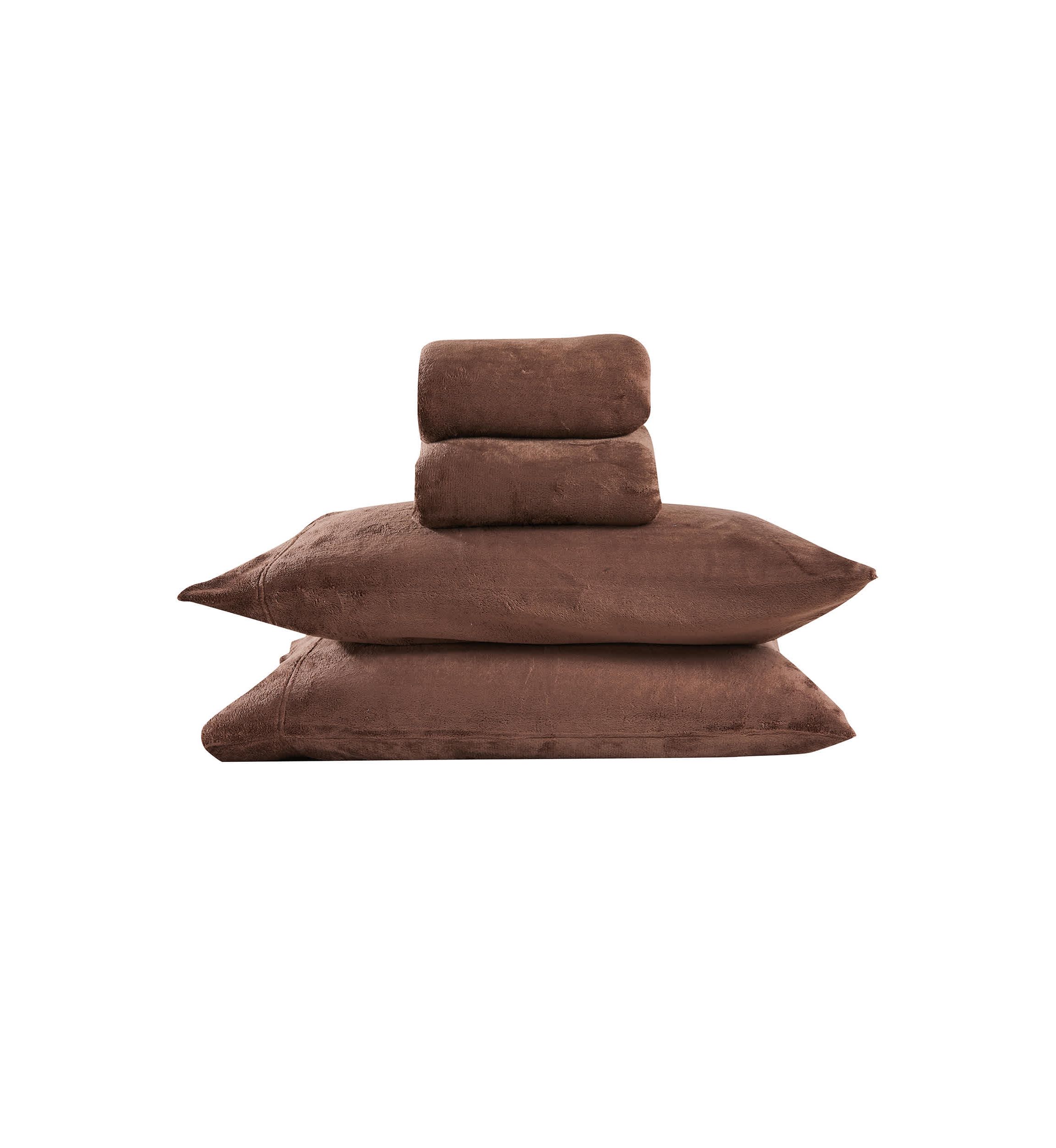 Ultra Soft Velvet Plush Solid Sheet Set