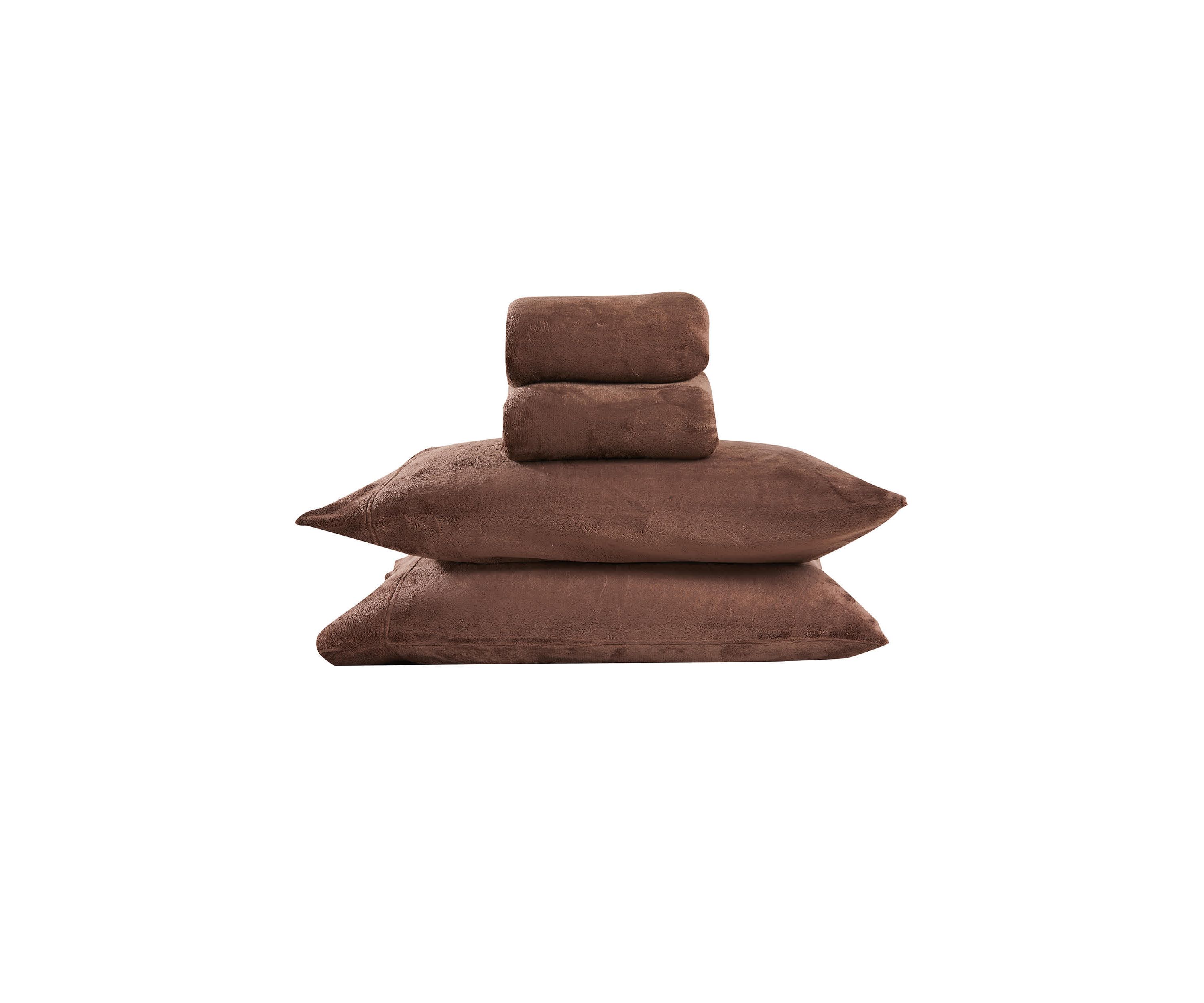 Ultra Soft Velvet Plush Solid Sheet Set