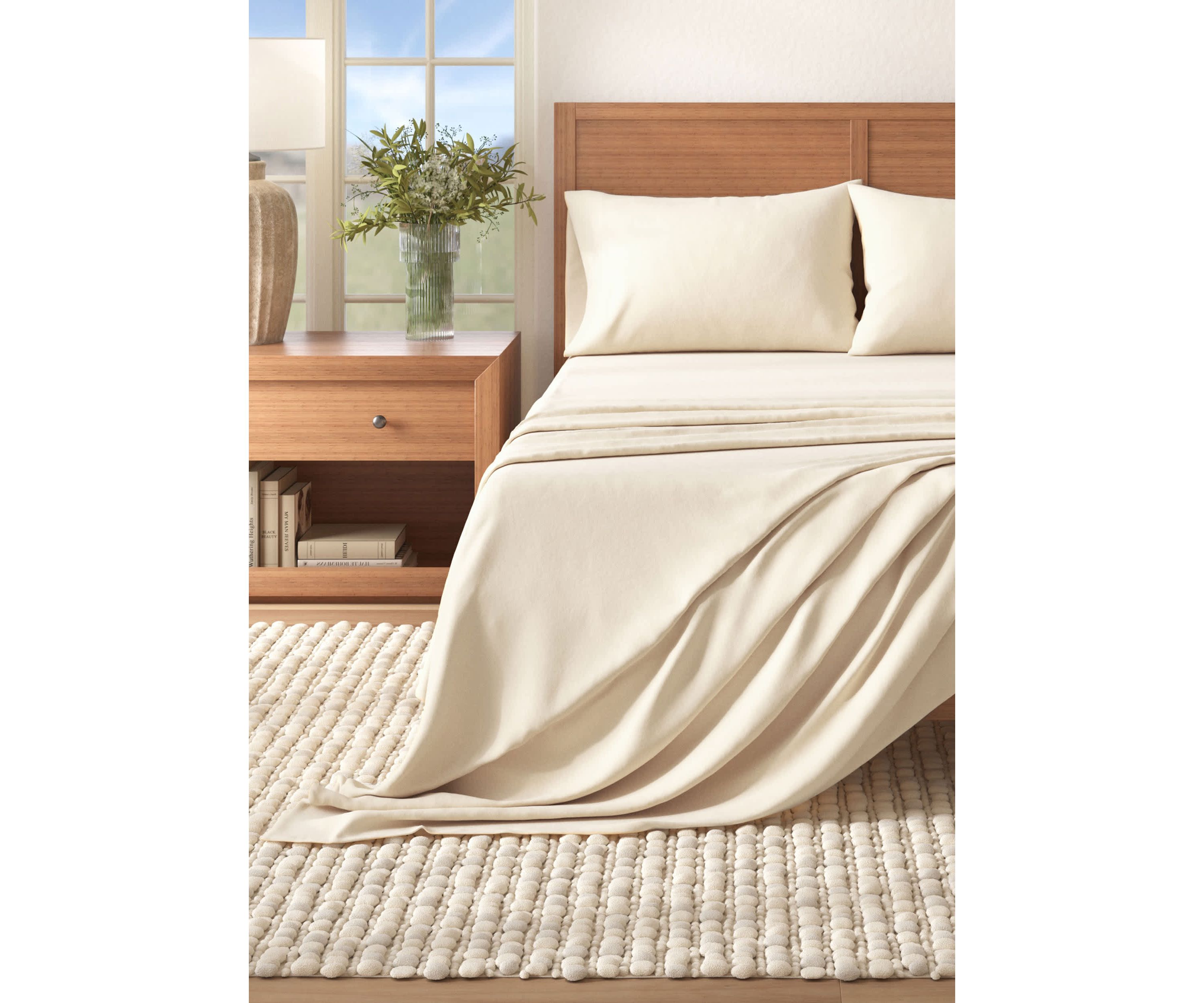 Turkish Cotton Solid Flannel Sheet Set