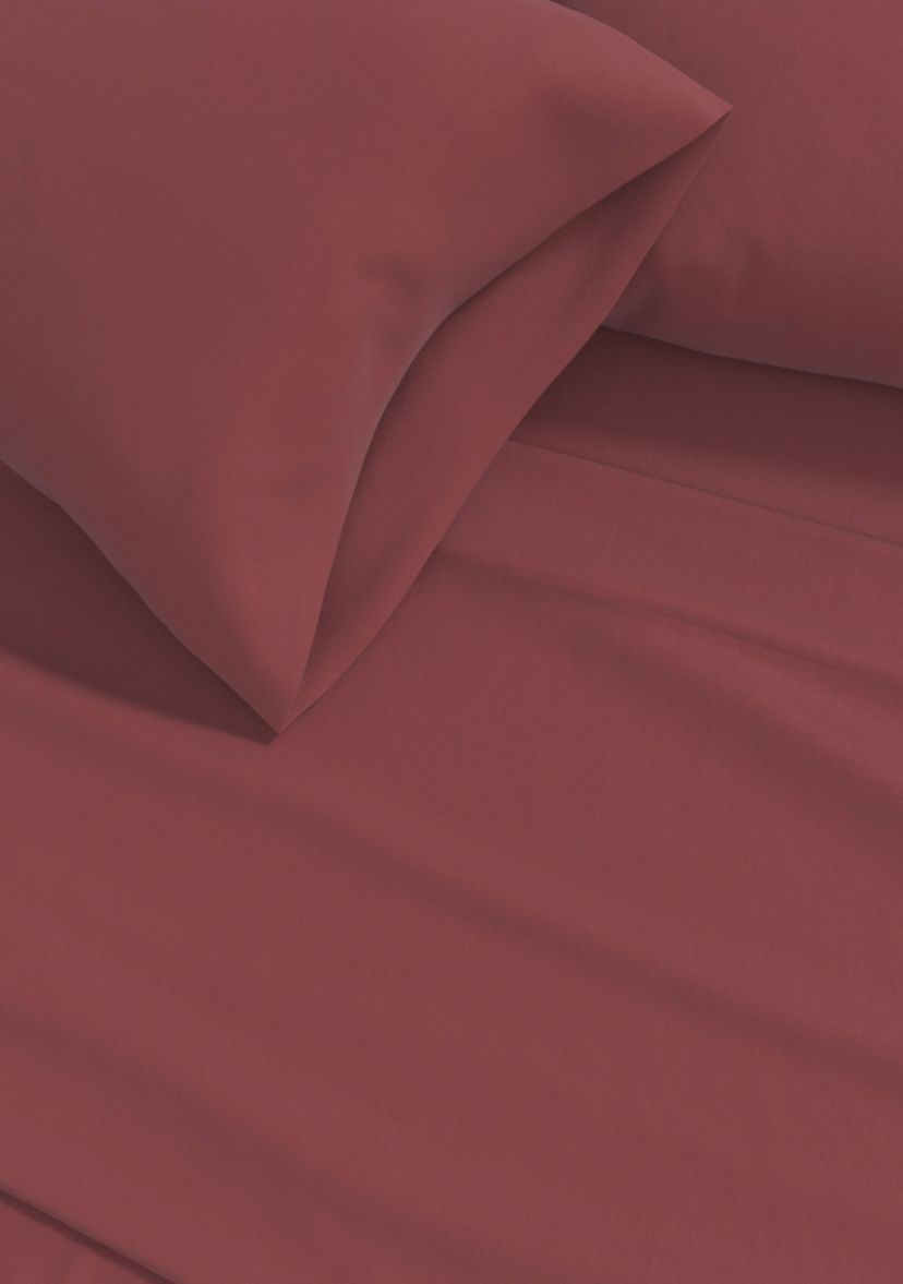 Turkish Cotton Solid Flannel Sheet Set