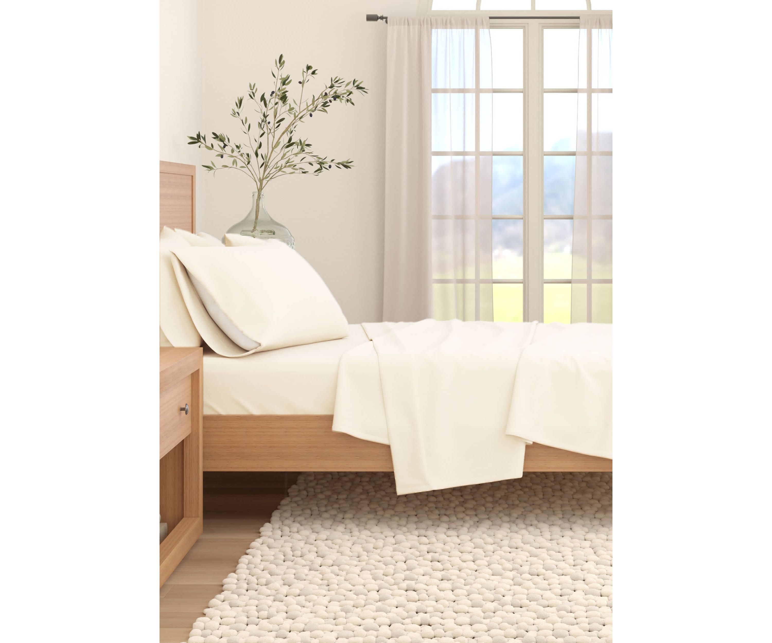 Turkish Cotton Solid Flannel Sheet Set