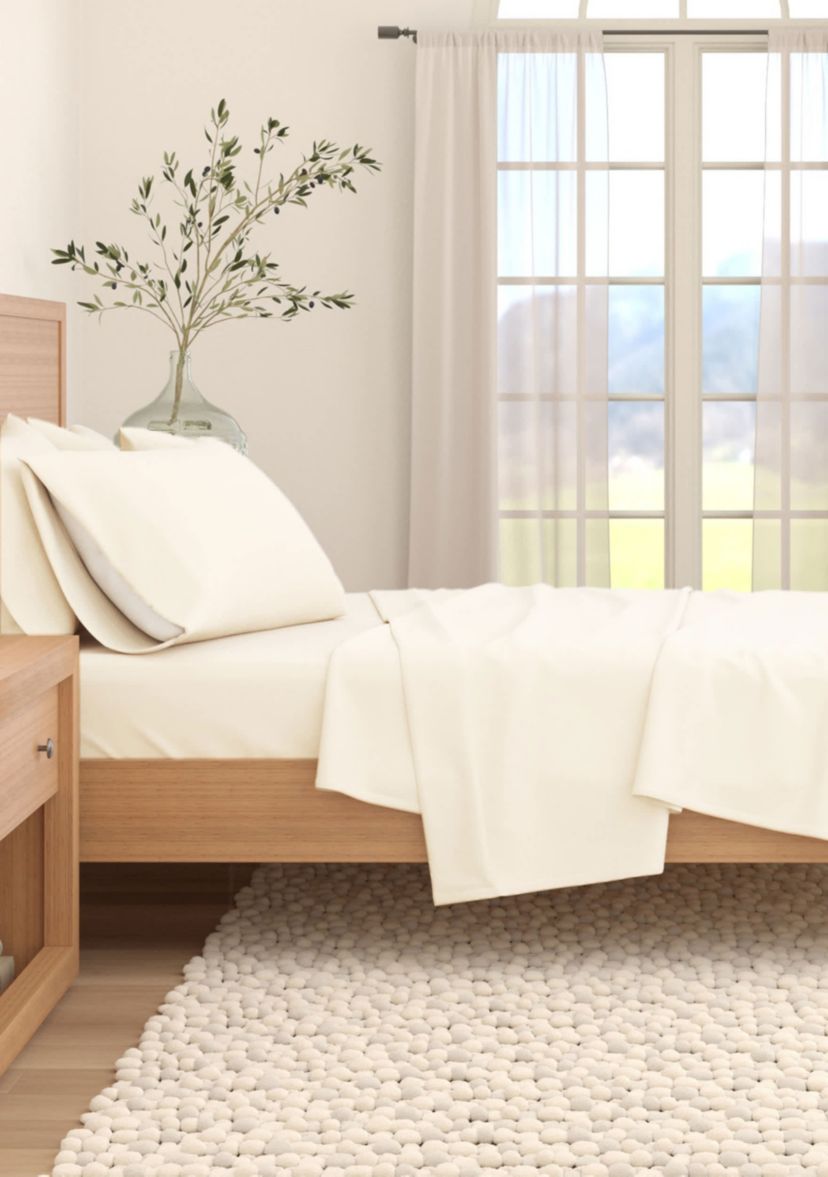 Turkish Cotton Solid Flannel Sheet Set