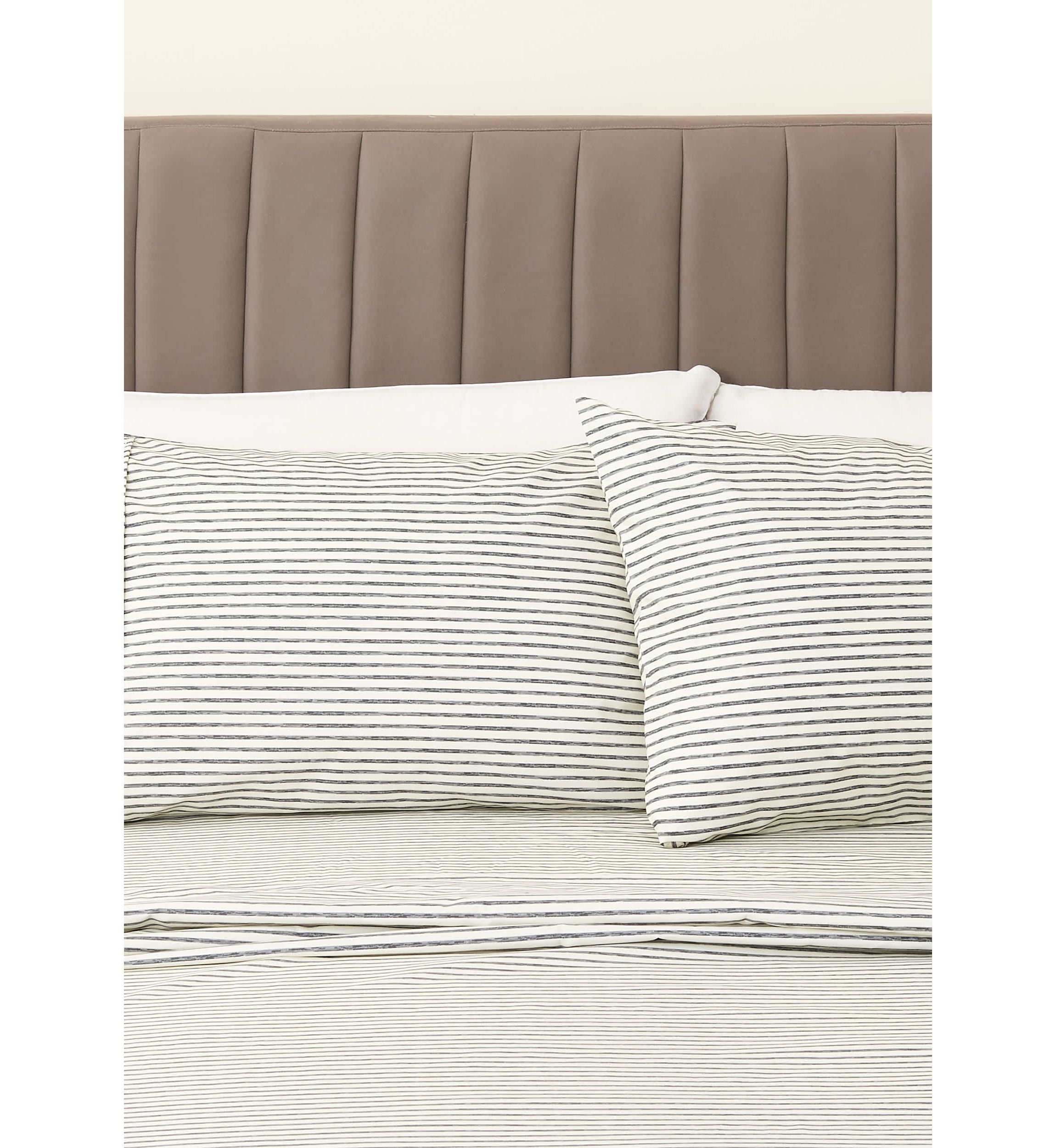 Striped Microfiber Sheet Set