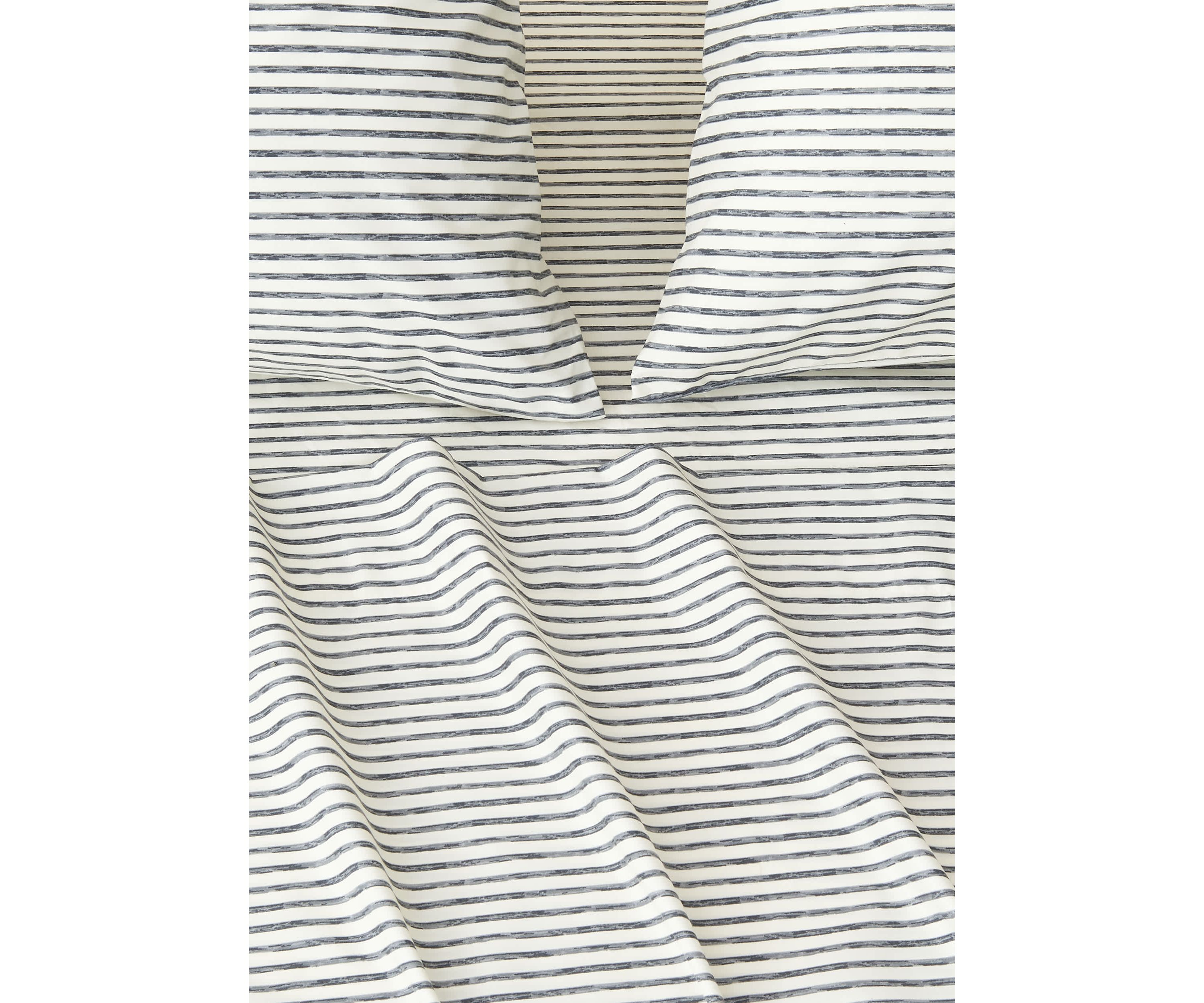 Striped Microfiber Sheet Set