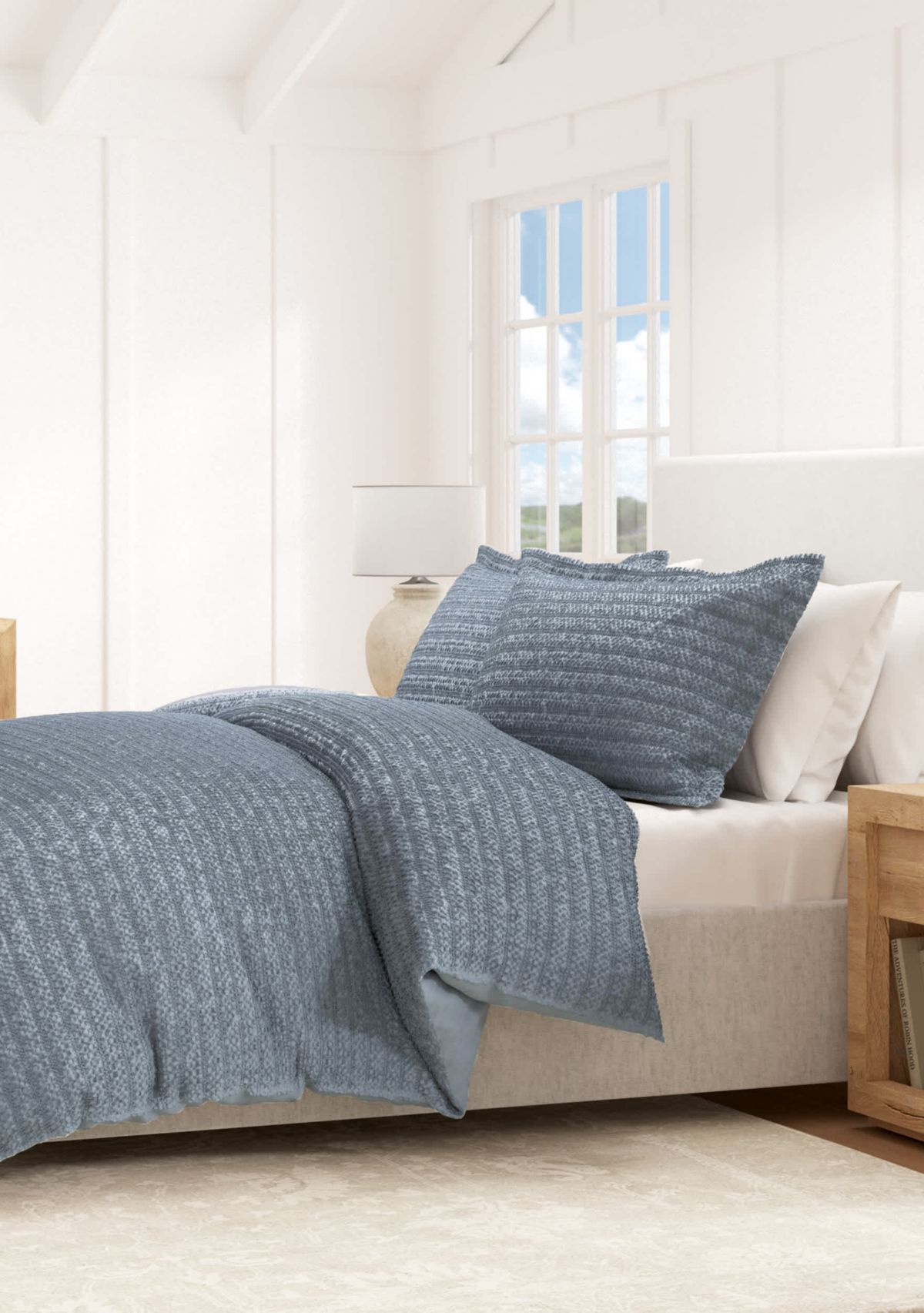 Cotton Waffle Weave Duvet Set