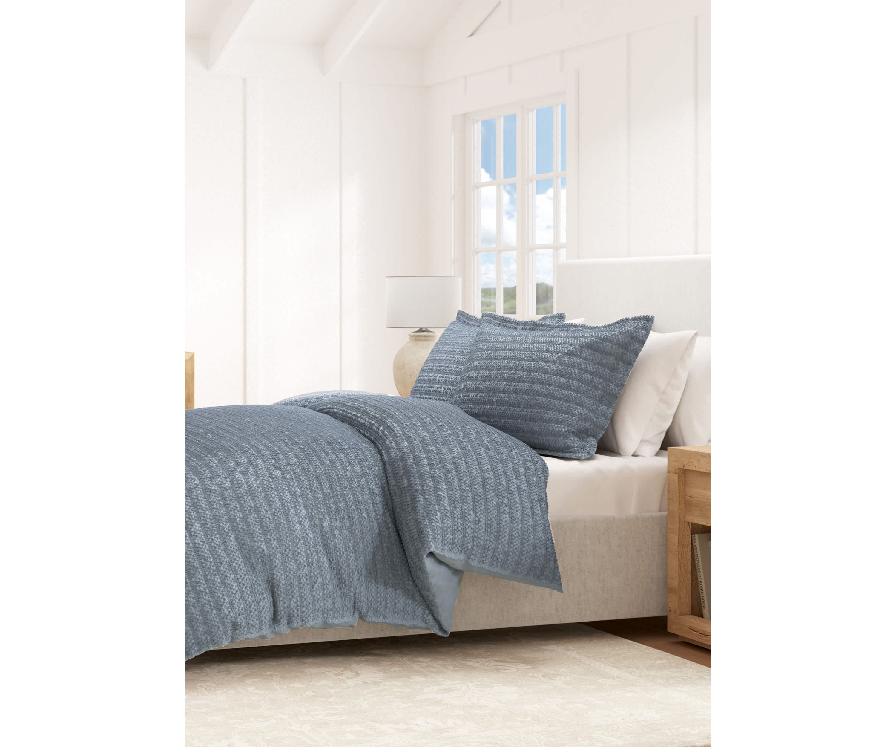 Cotton Waffle Weave Duvet Set