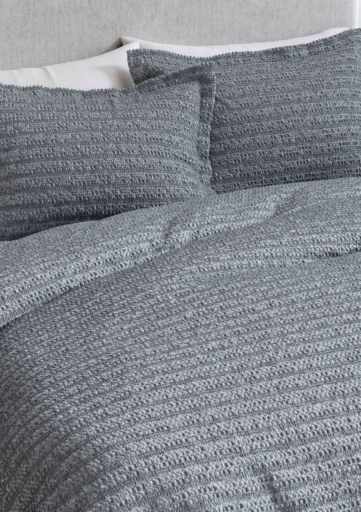 Cotton Waffle Weave Duvet Set