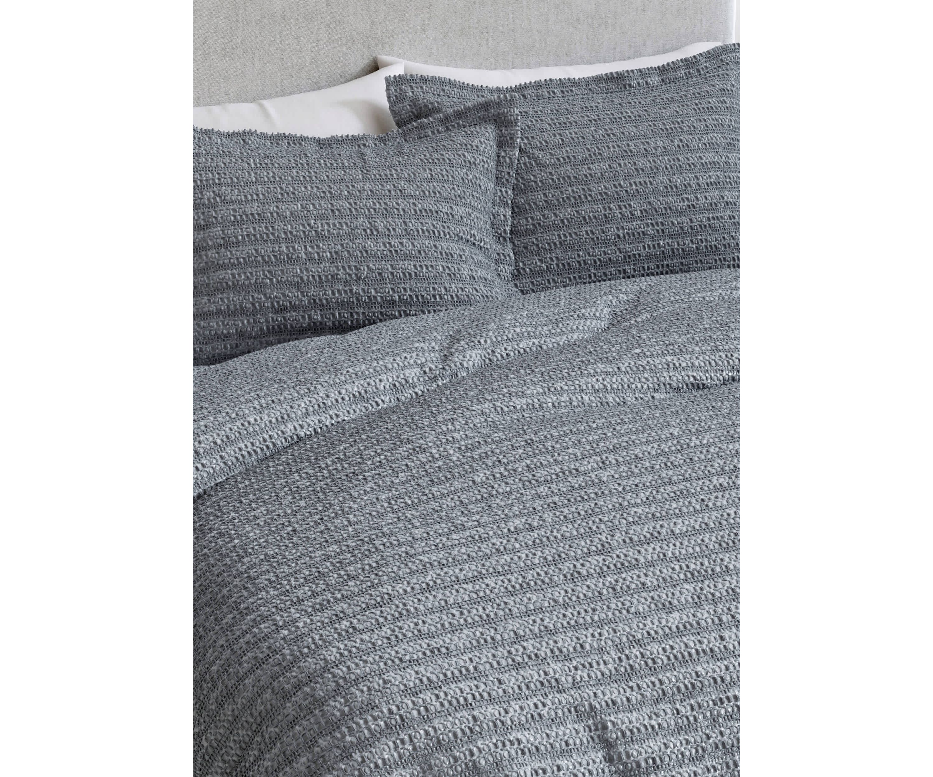 Cotton Waffle Weave Duvet Set