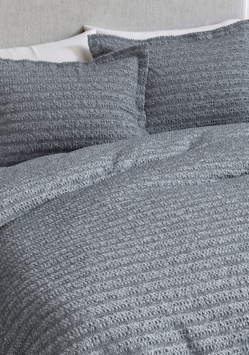 Cotton Waffle Weave Duvet Set