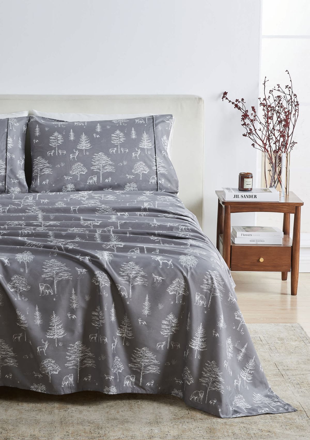 Lodge Printed Microfiber Sheet Set