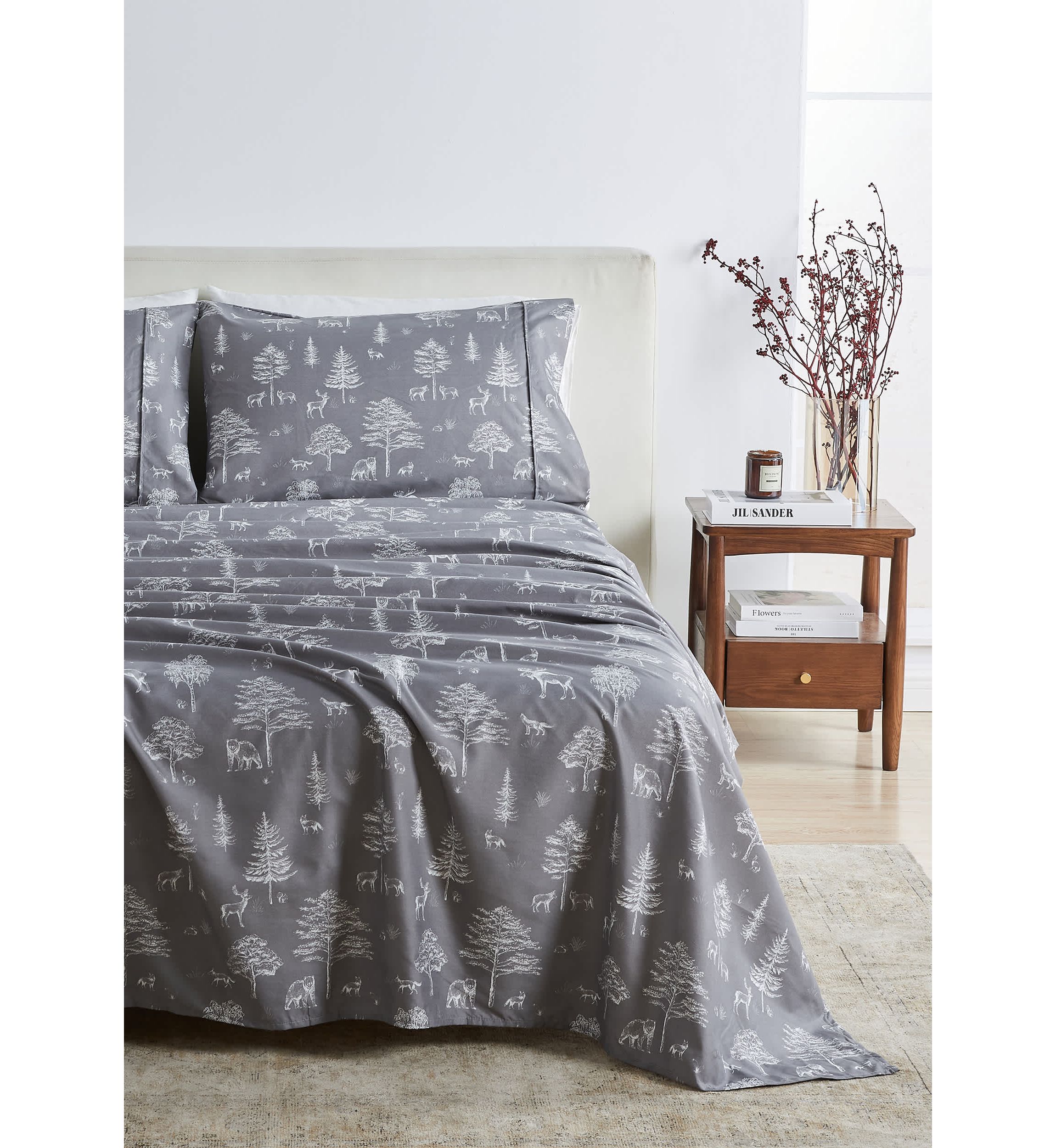 Lodge Printed Microfiber Sheet Set