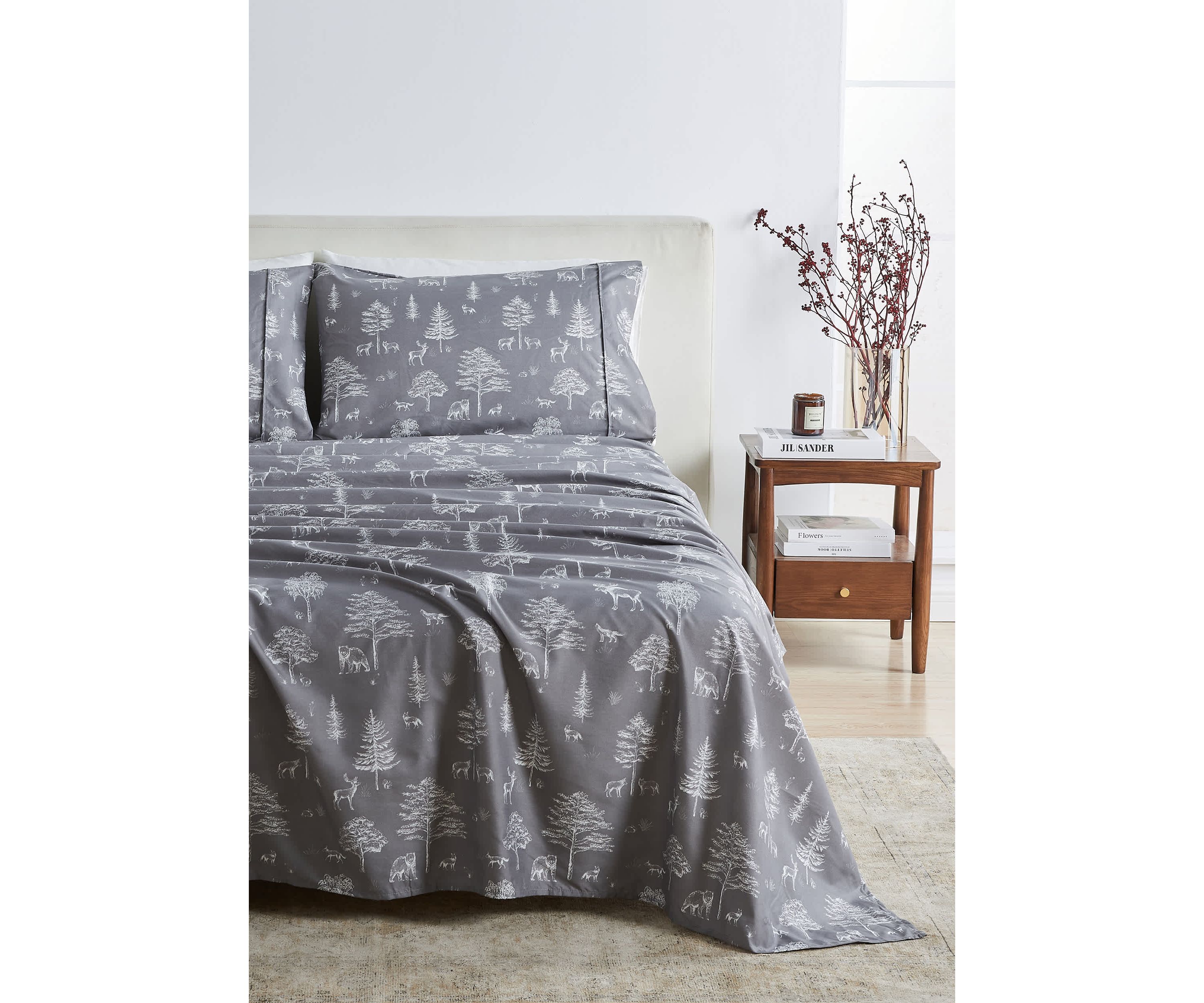 Lodge Printed Microfiber Sheet Set