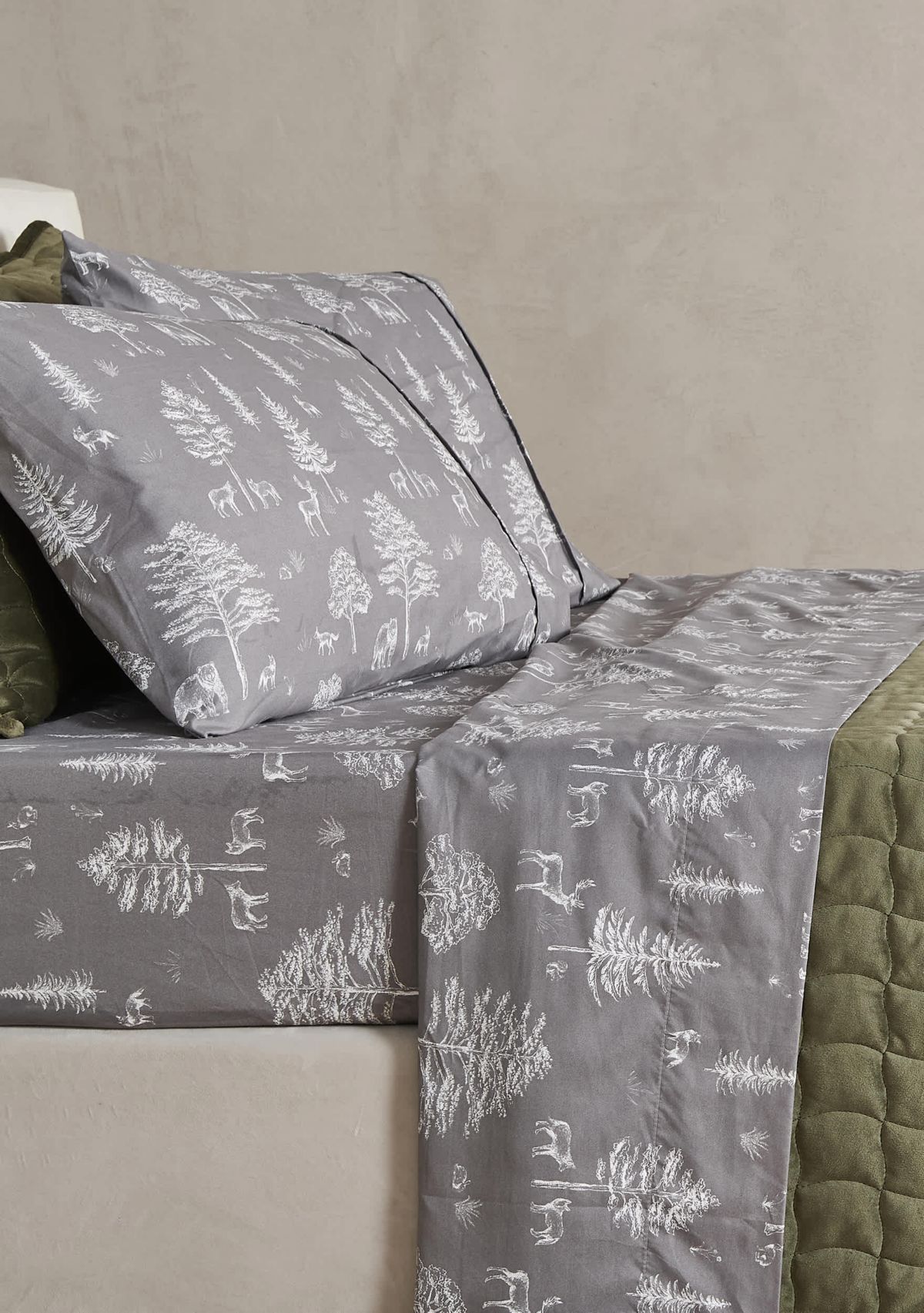 Lodge Printed Microfiber Sheet Set