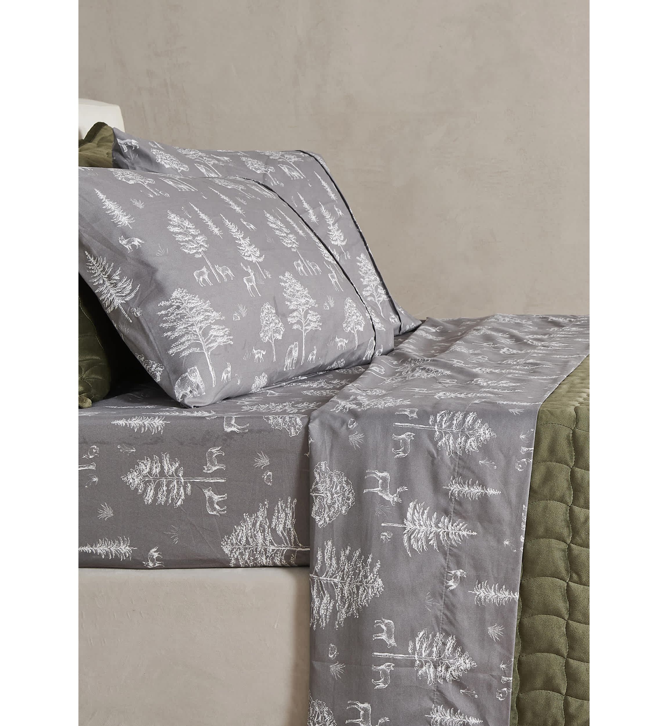 Lodge Printed Microfiber Sheet Set