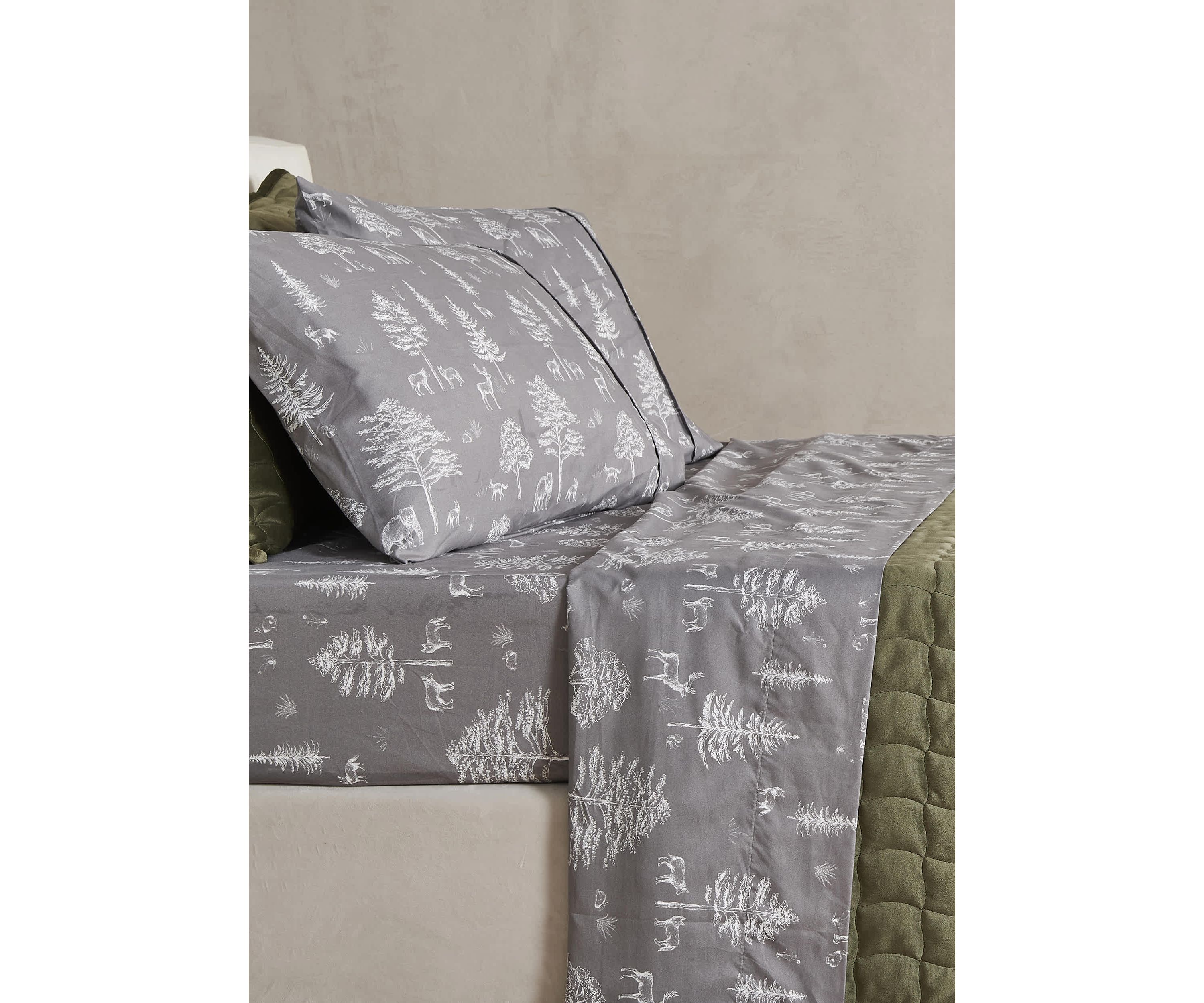 Lodge Printed Microfiber Sheet Set
