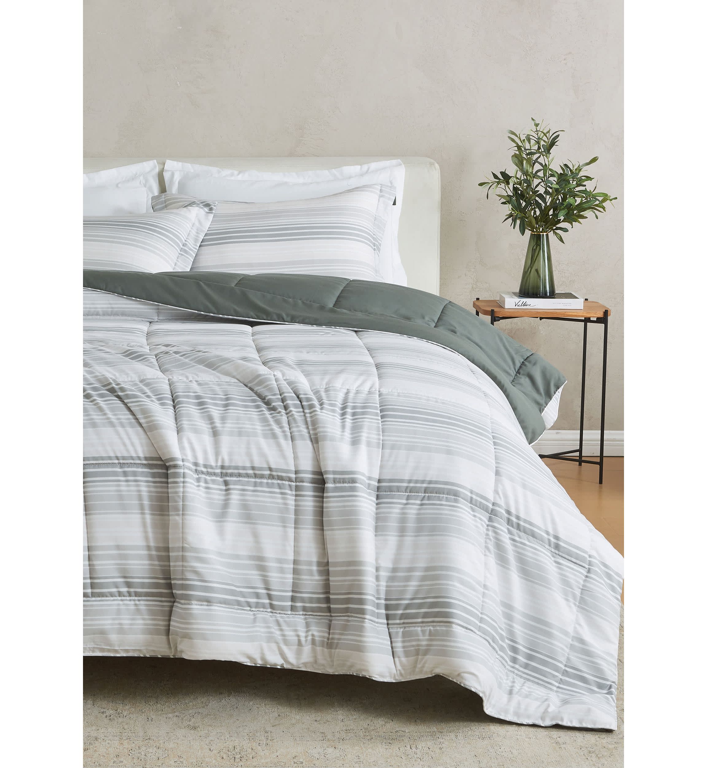 Printed Down Alternative Comforter Set
