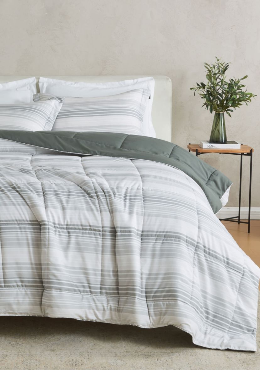 Printed Down Alternative Comforter Set