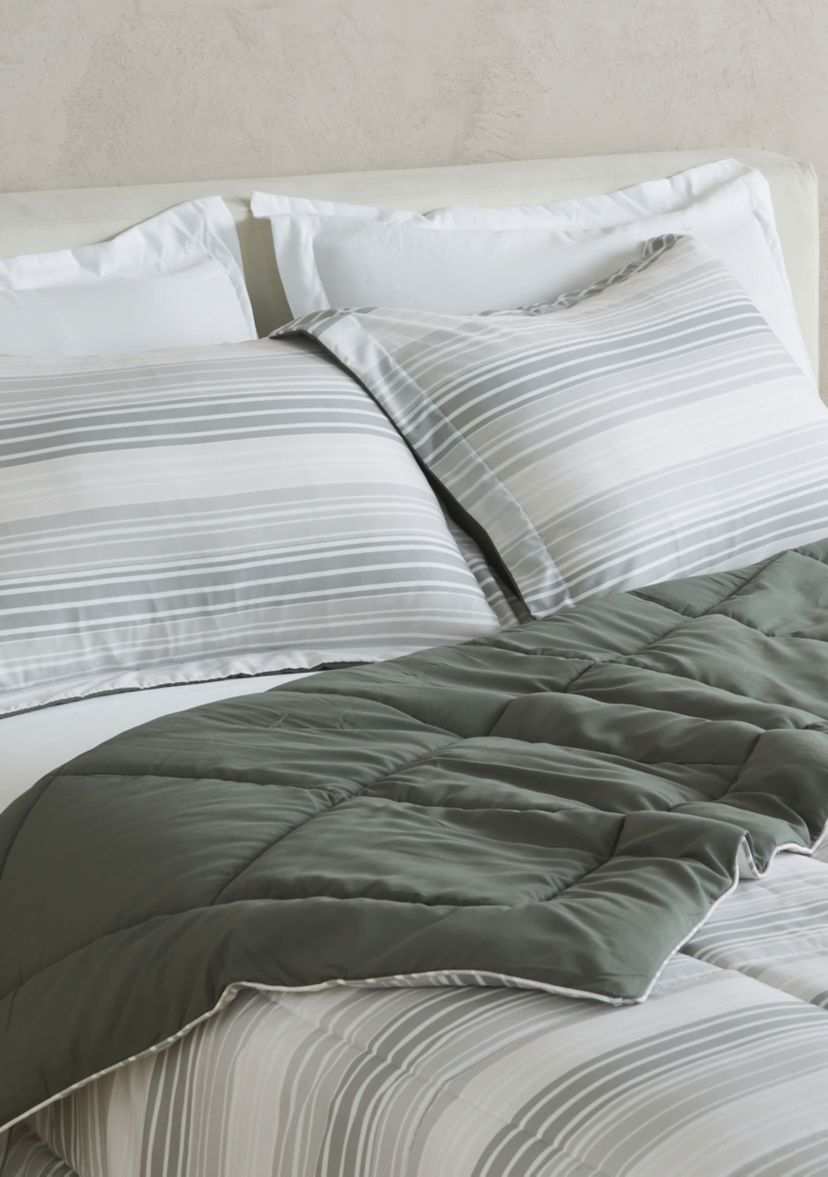 Printed Down Alternative Comforter Set