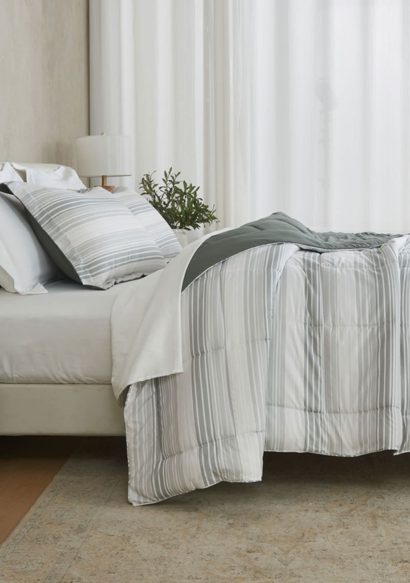 Printed Down Alternative Comforter Set