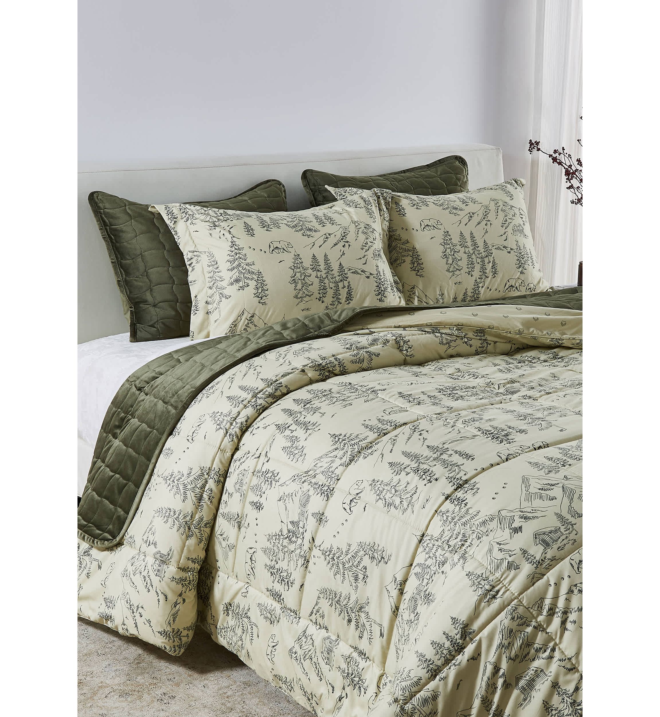 Lodge Printed Down Alternative Comforter Set