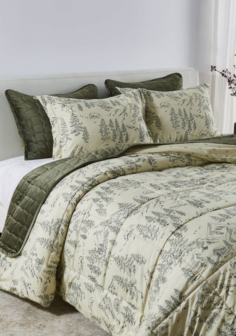 Lodge Printed Down Alternative Comforter Set