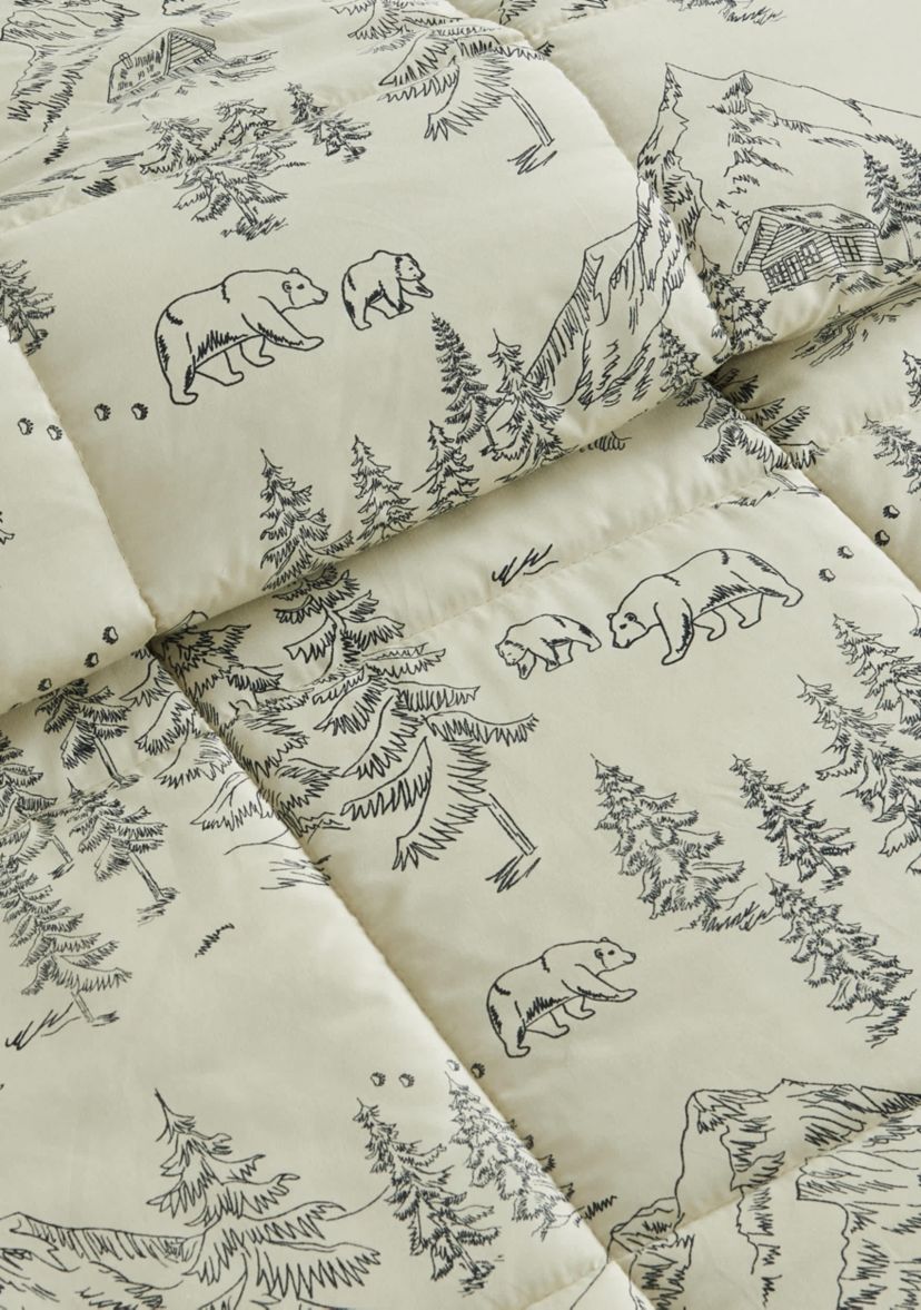 Lodge Printed Down Alternative Comforter Set
