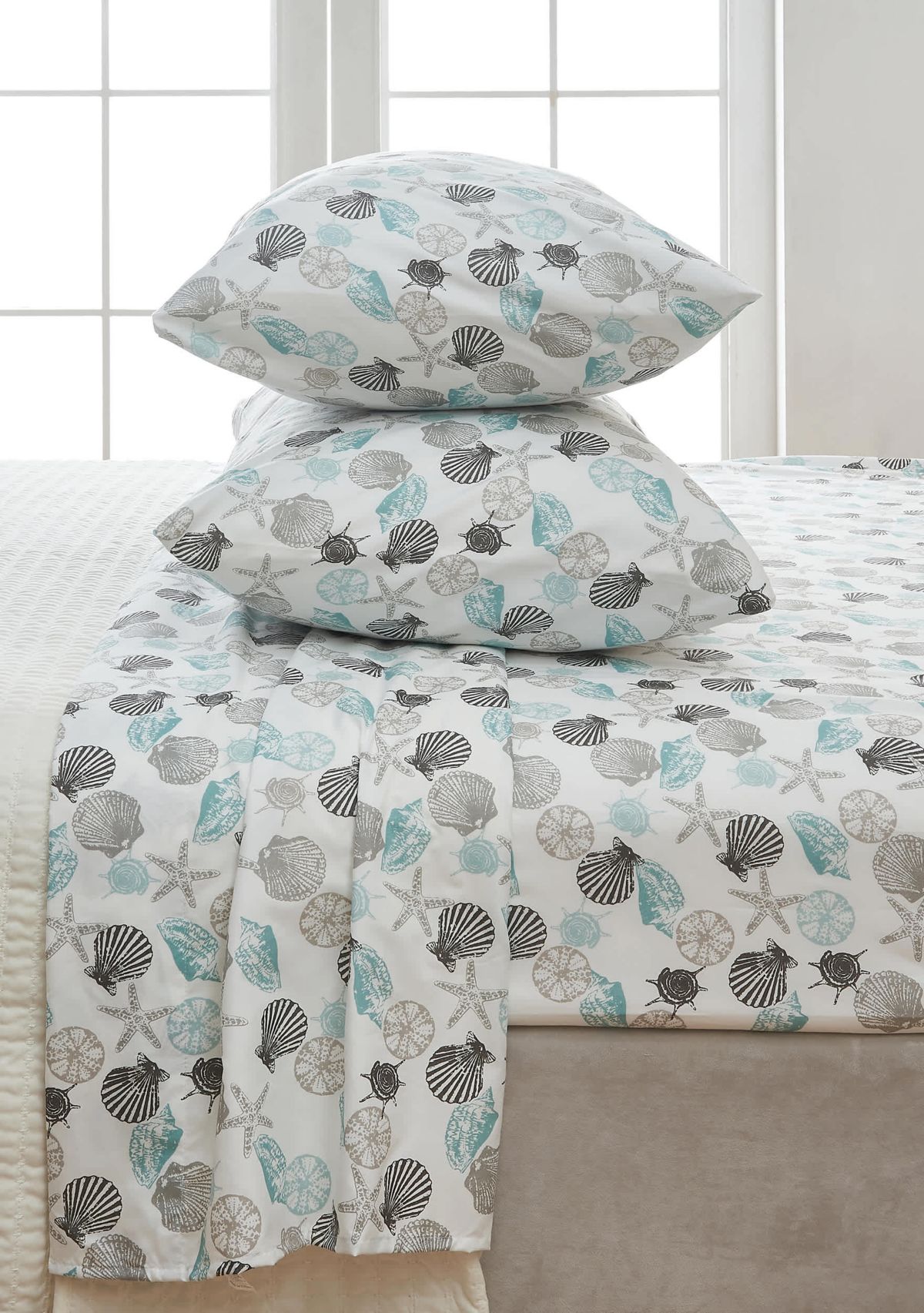Coastal Printed Microfiber Sheet Set