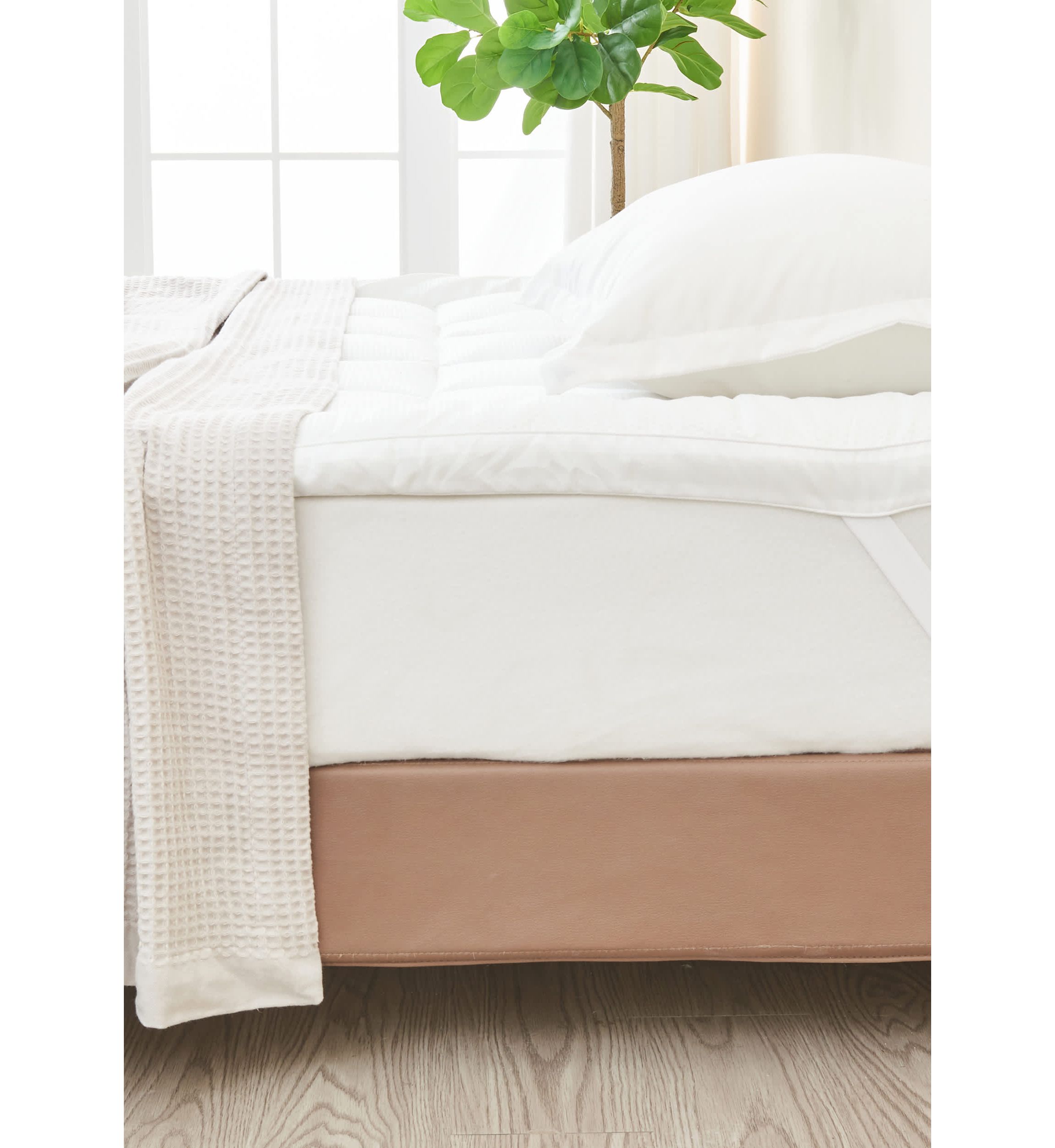 2 Inch Thick Box-Stitched Mattress Pad