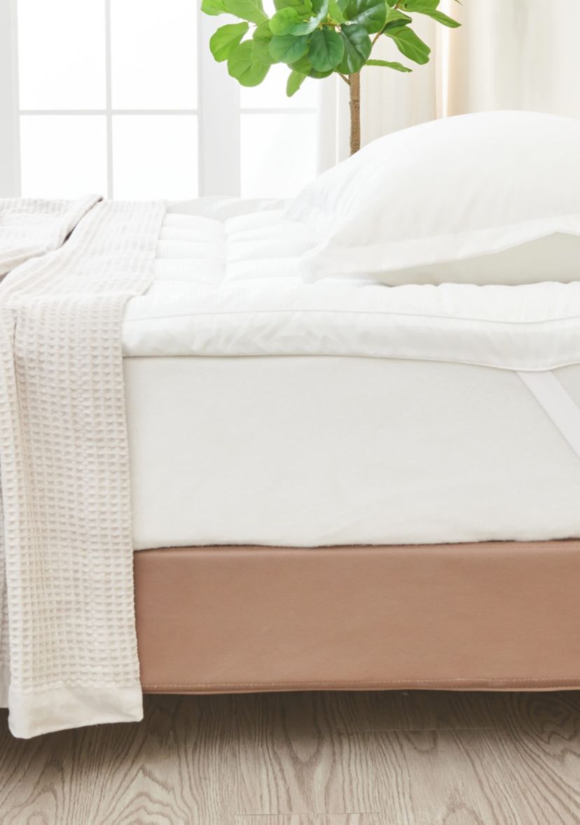 2 Inch Thick Box-Stitched Mattress Pad
