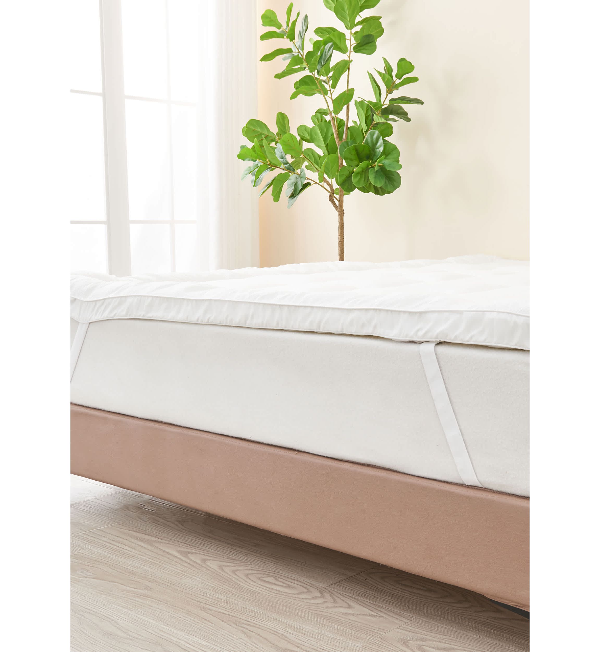 2 Inch Thick Box-Stitched Mattress Pad