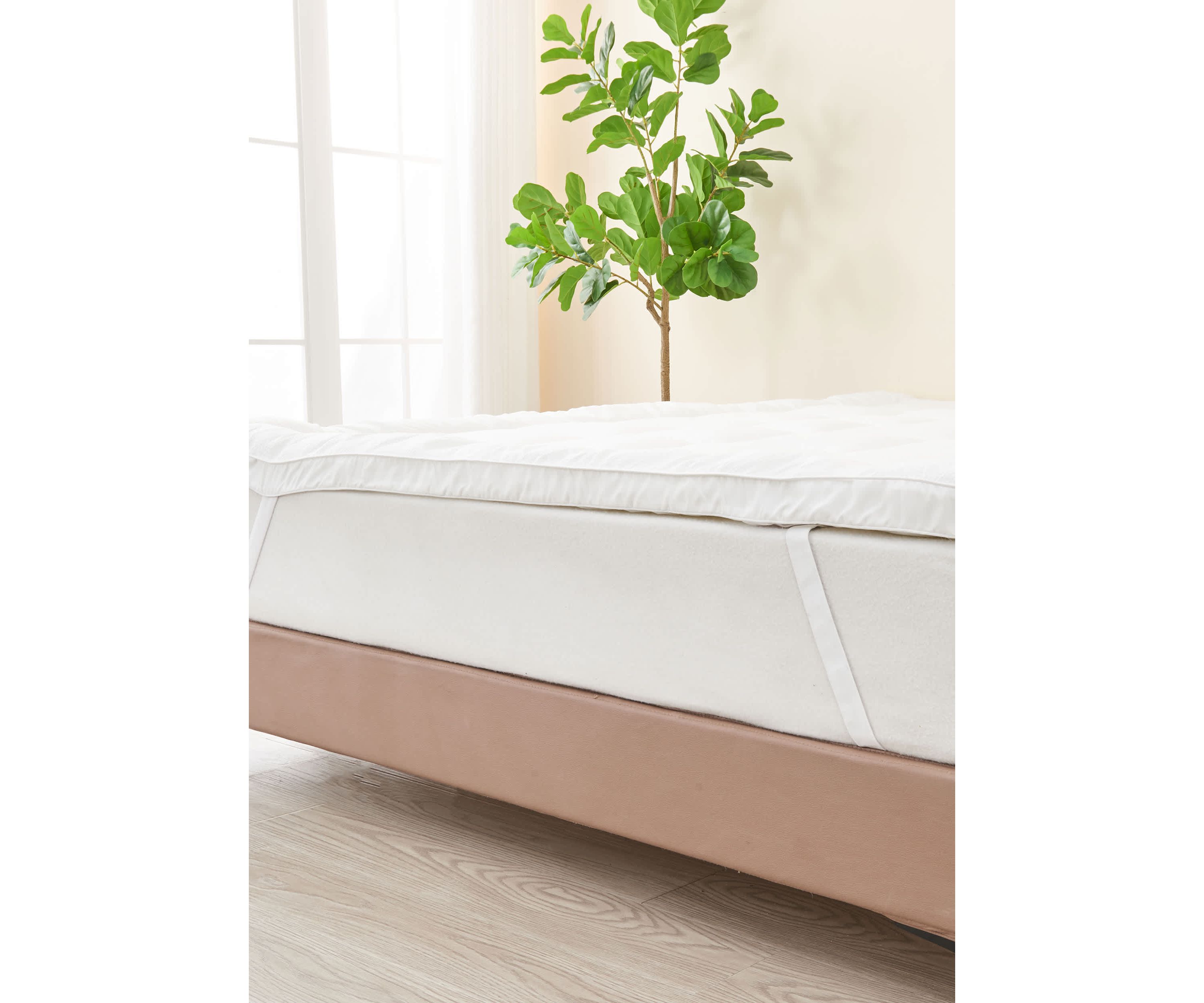 2 Inch Thick Box-Stitched Mattress Pad