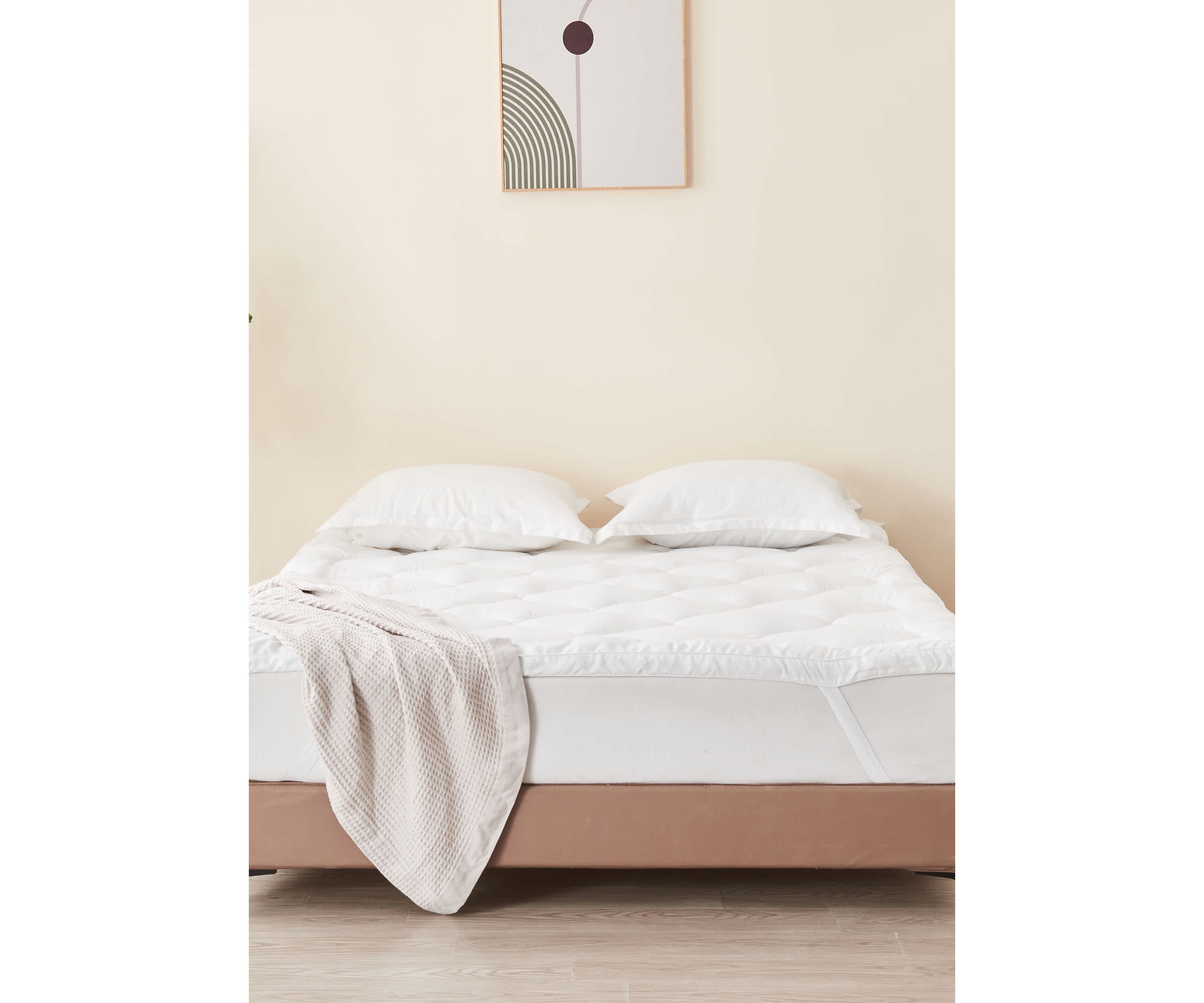 Thick Wave-Stitched Mattress Pad