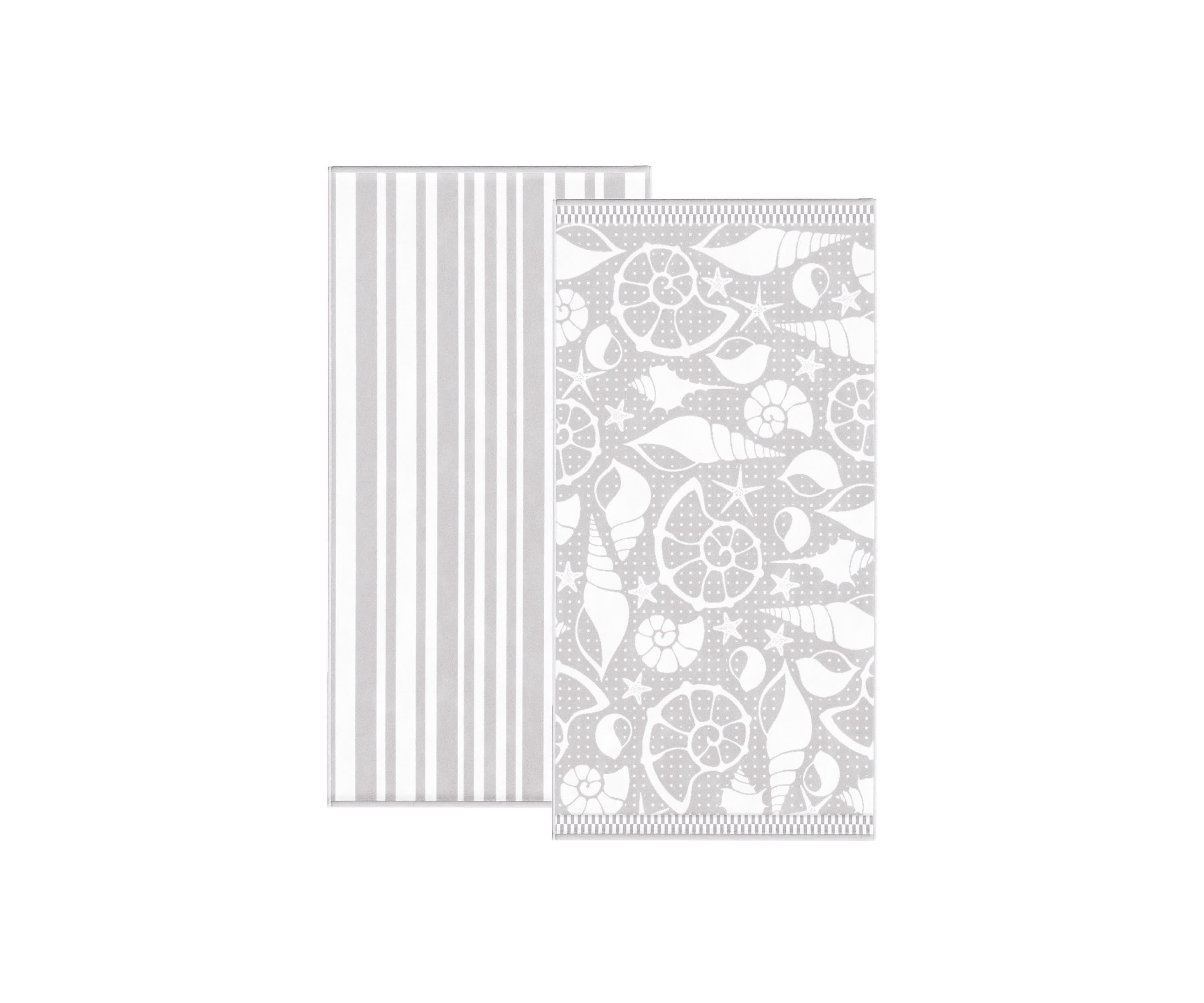 Cotton Printed Beach Towels, 2 Pack