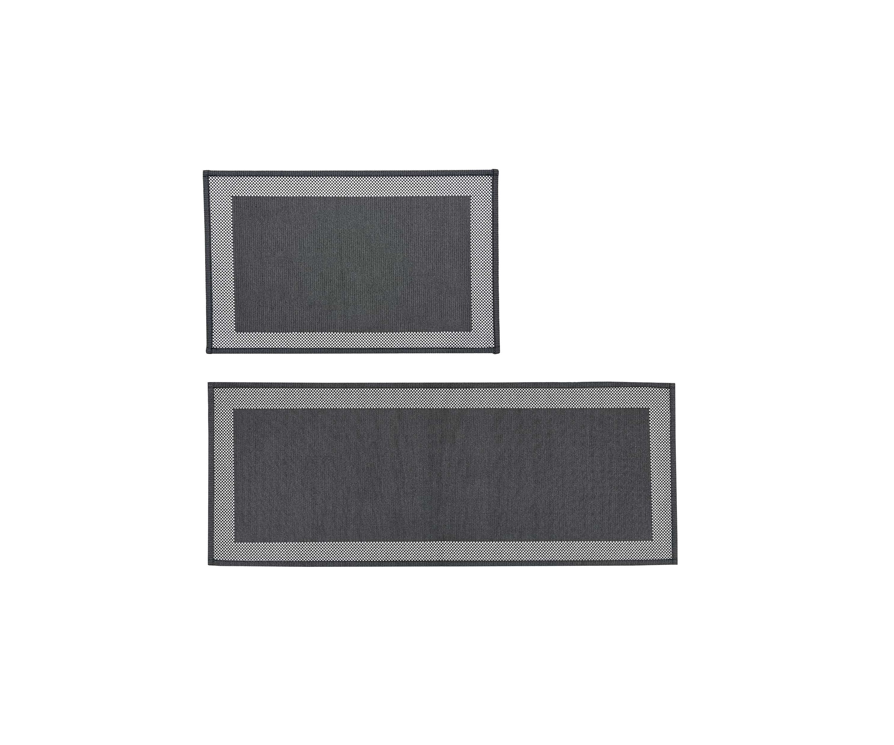 Woven Textured Machine Washable Area Accent Rugs 2-Pack