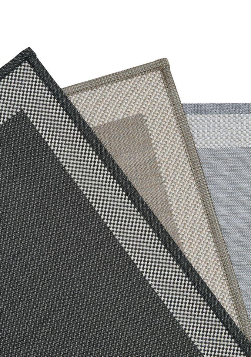 Woven Textured Machine Washable Area Accent Rugs 2-Pack