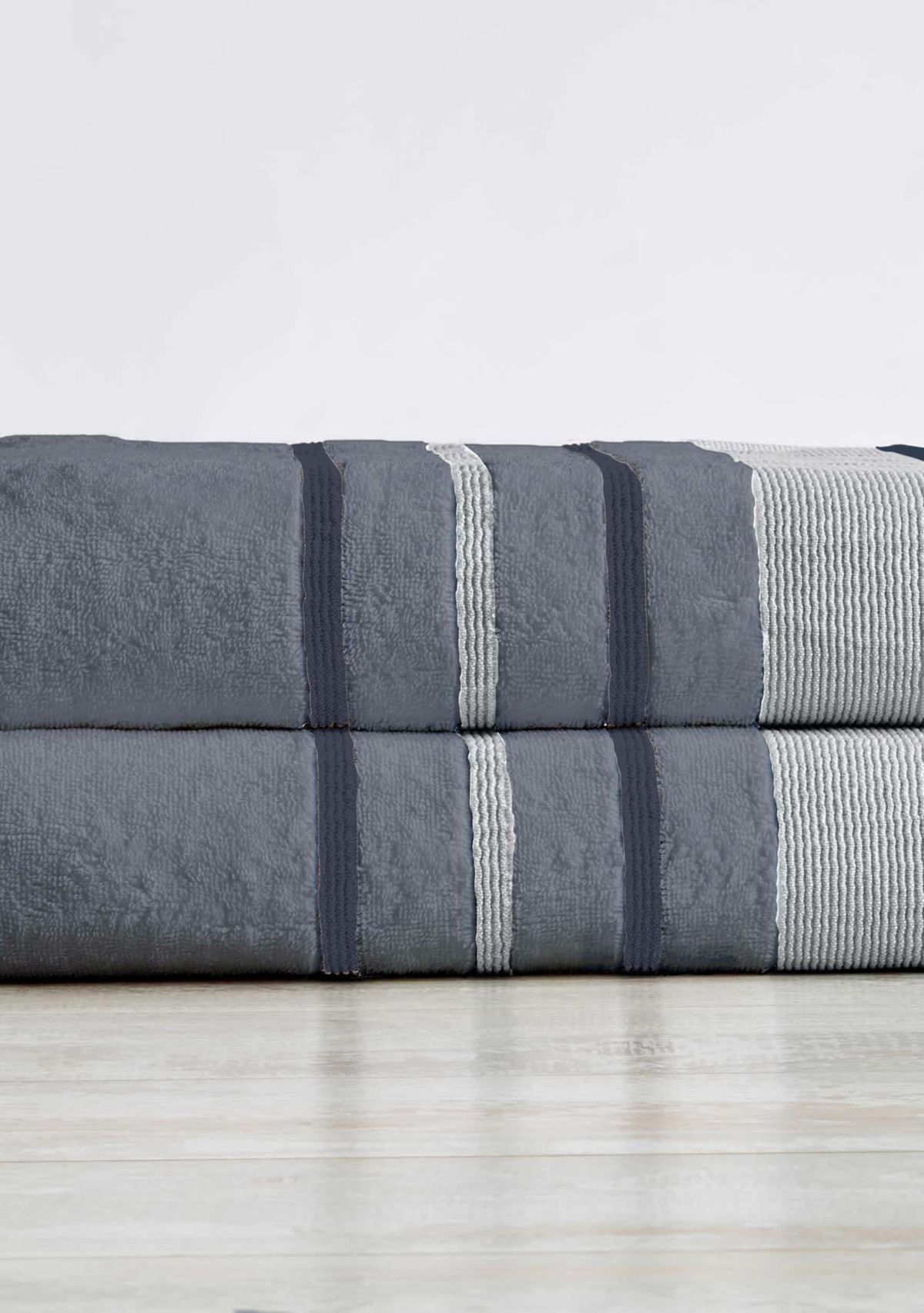 Decorative 2 Pack Bath Sheet