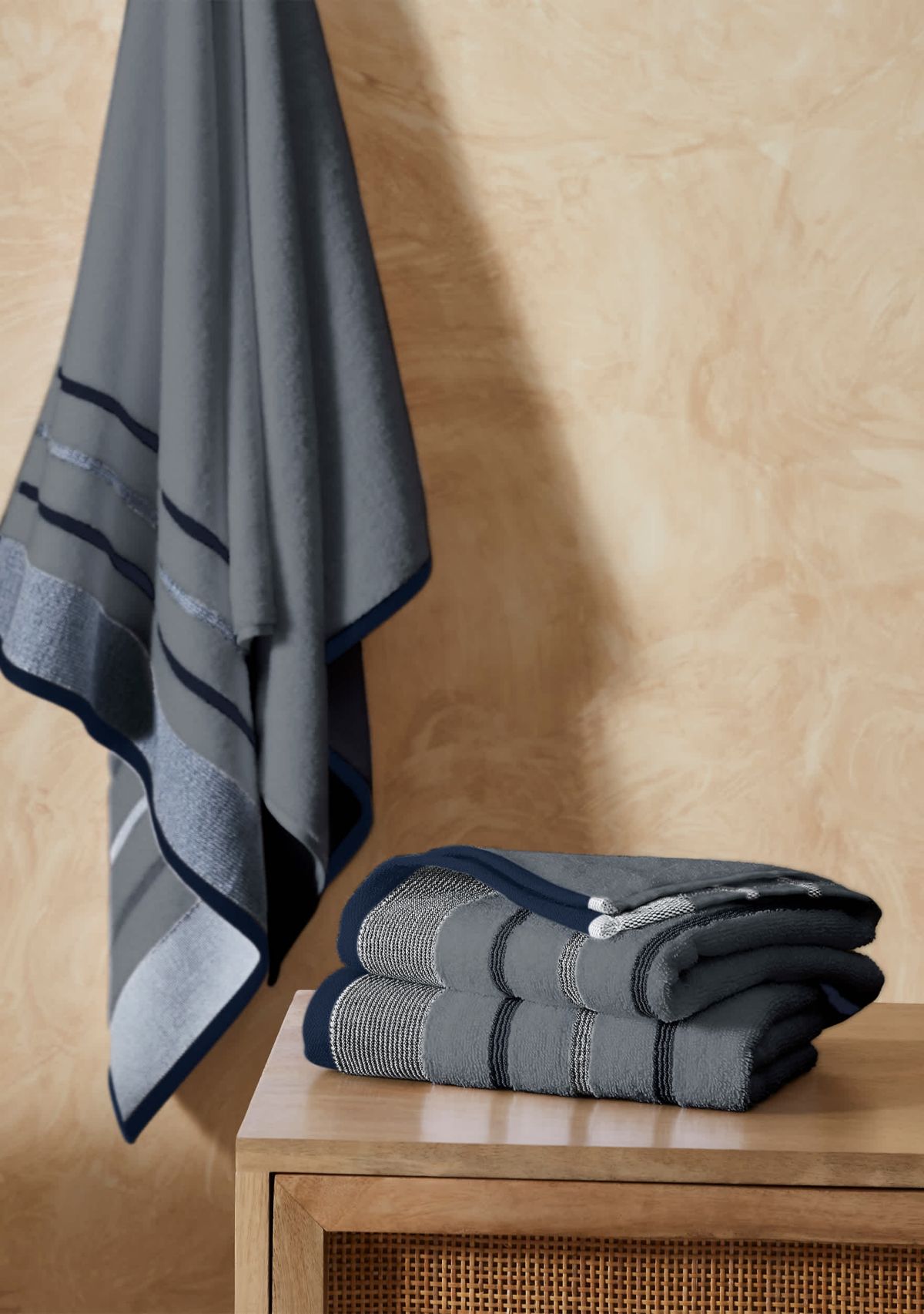 Decorative 2 Pack Bath Sheet