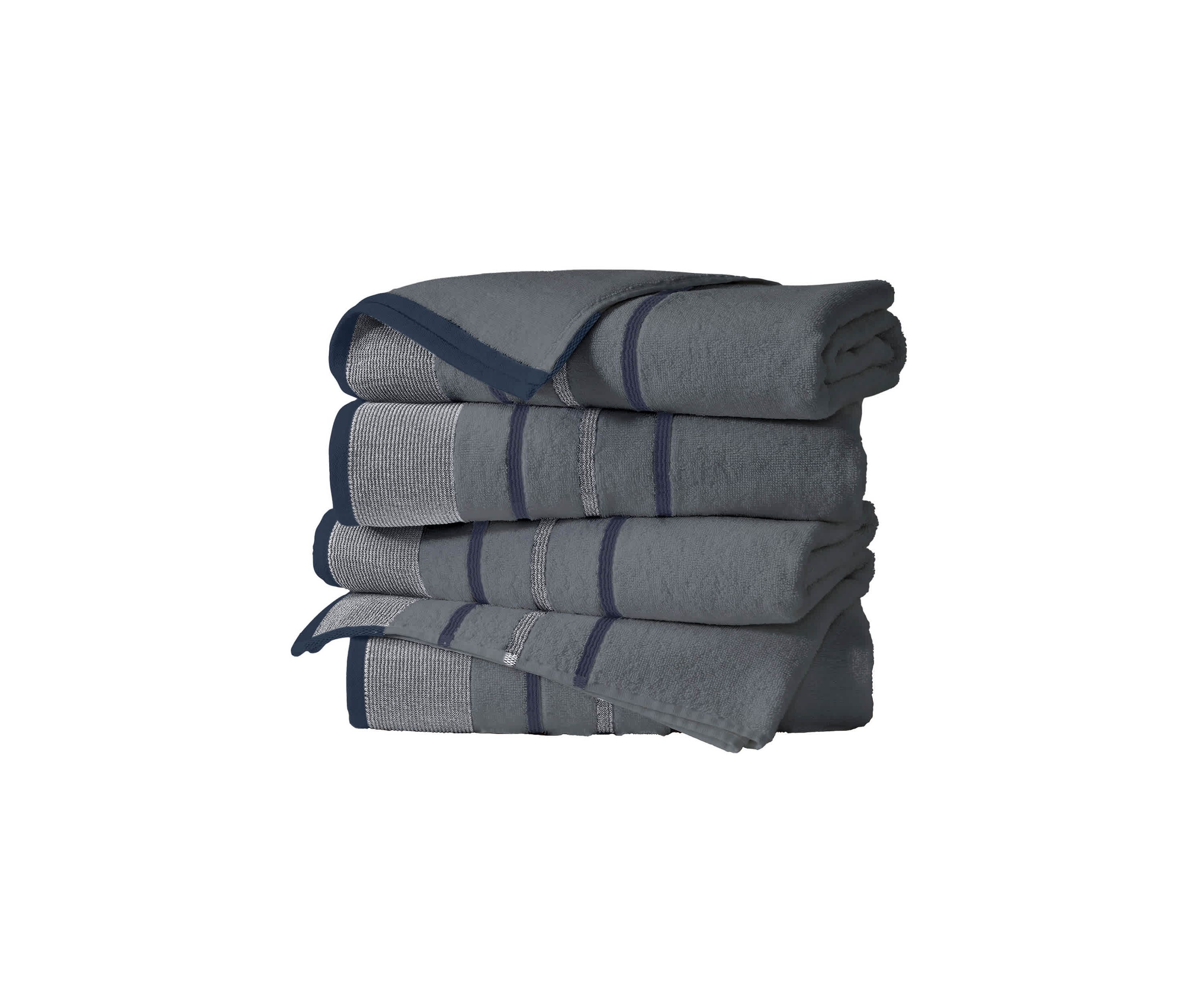 Decorative 4 Pack Bath Towels