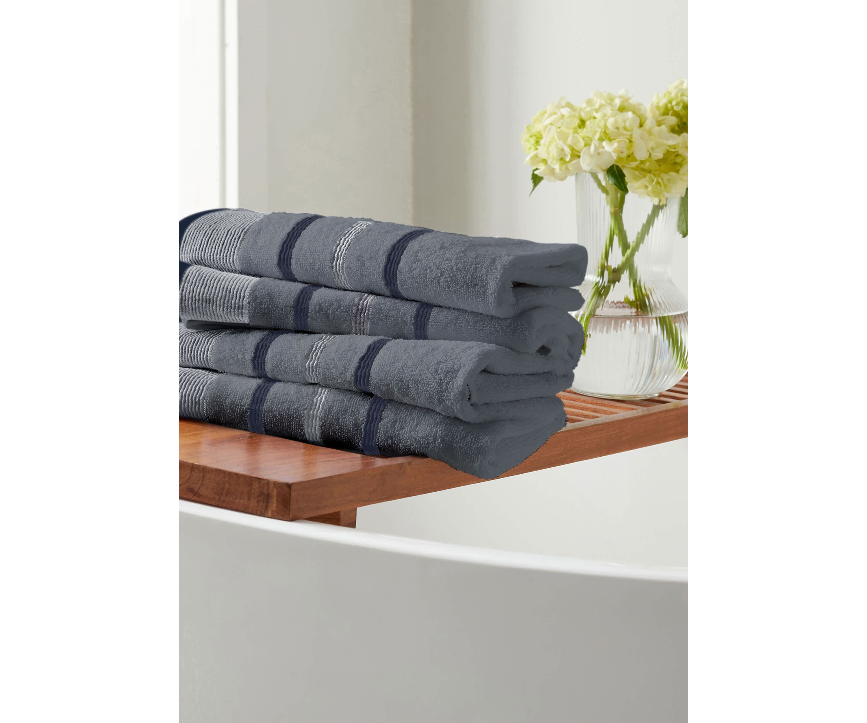 Decorative 4 Pack Hand Towels