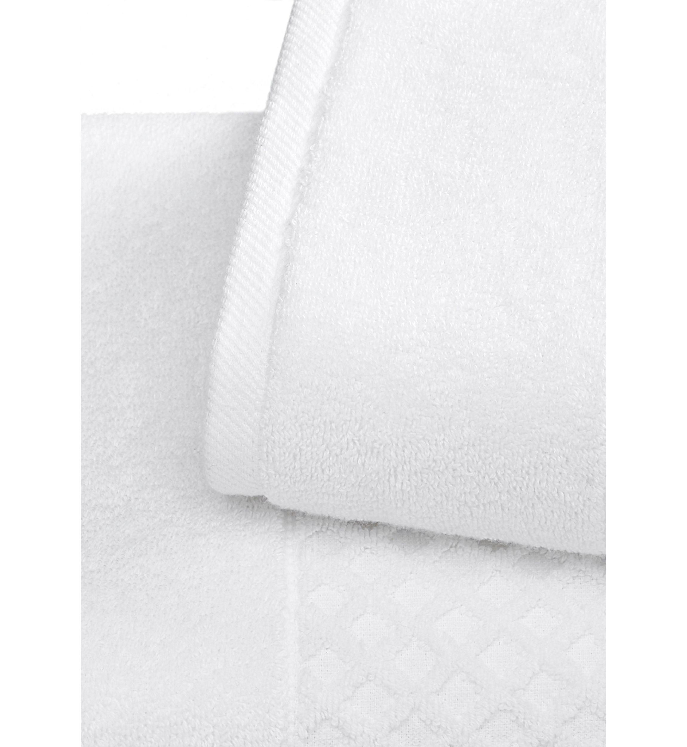 100% Cotton Waffle Diamond 4 Pack Bath Towels