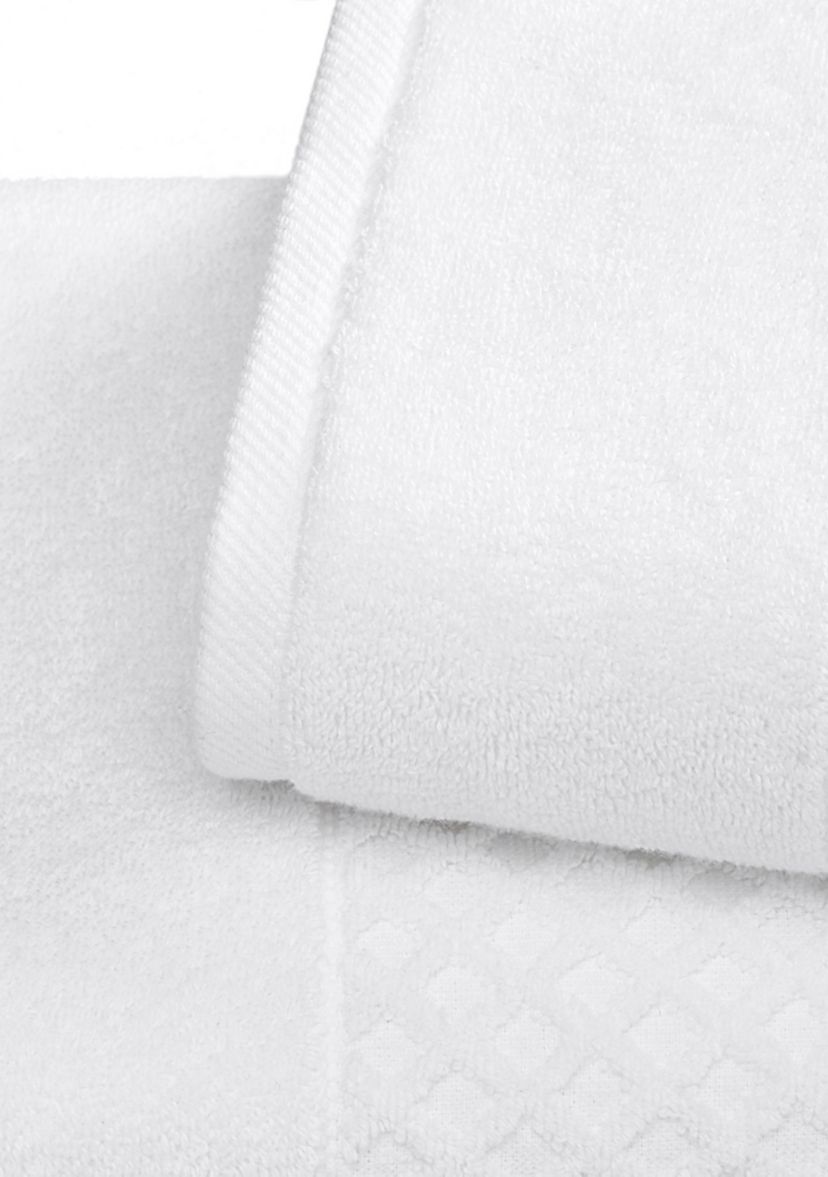 100% Cotton Waffle Diamond 4 Pack Bath Towels