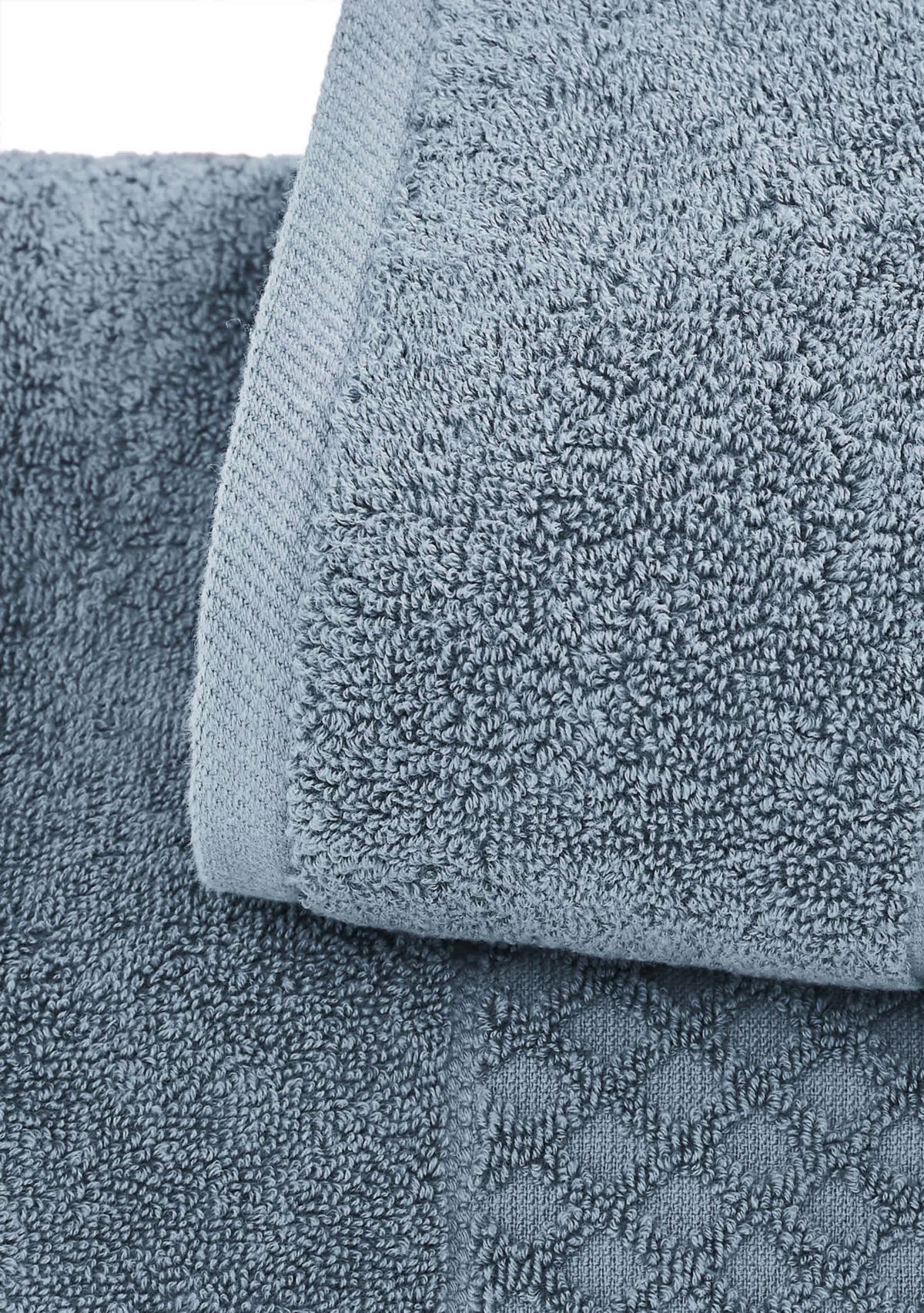 100% Cotton Waffle Diamond 4 Pack Bath Towels