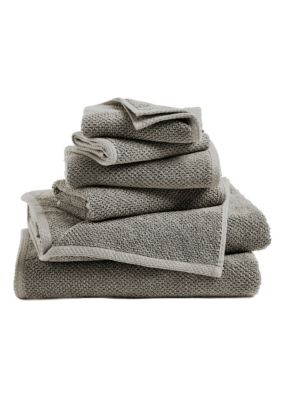 100% Cotton Textured 6-Piece Towel Set