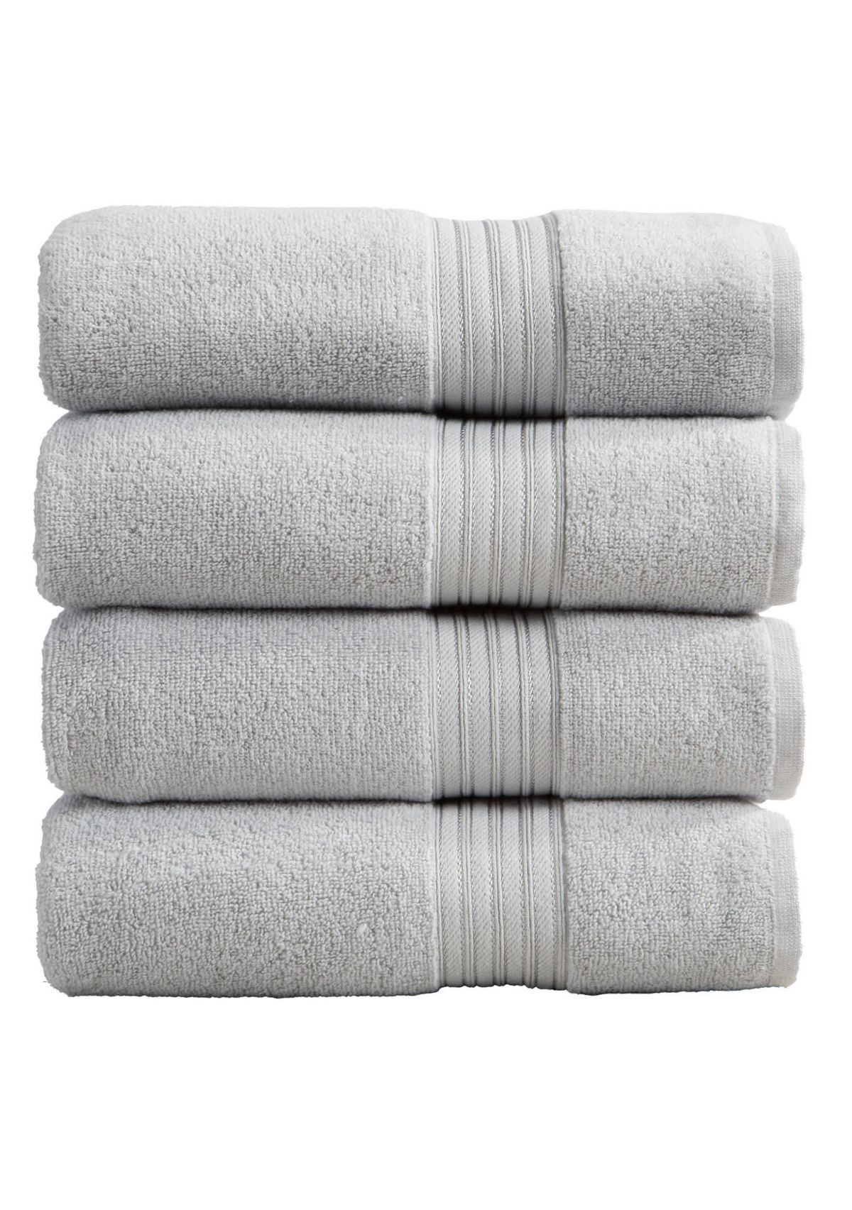 100% Cotton Terry 4 Pack Bath Towels